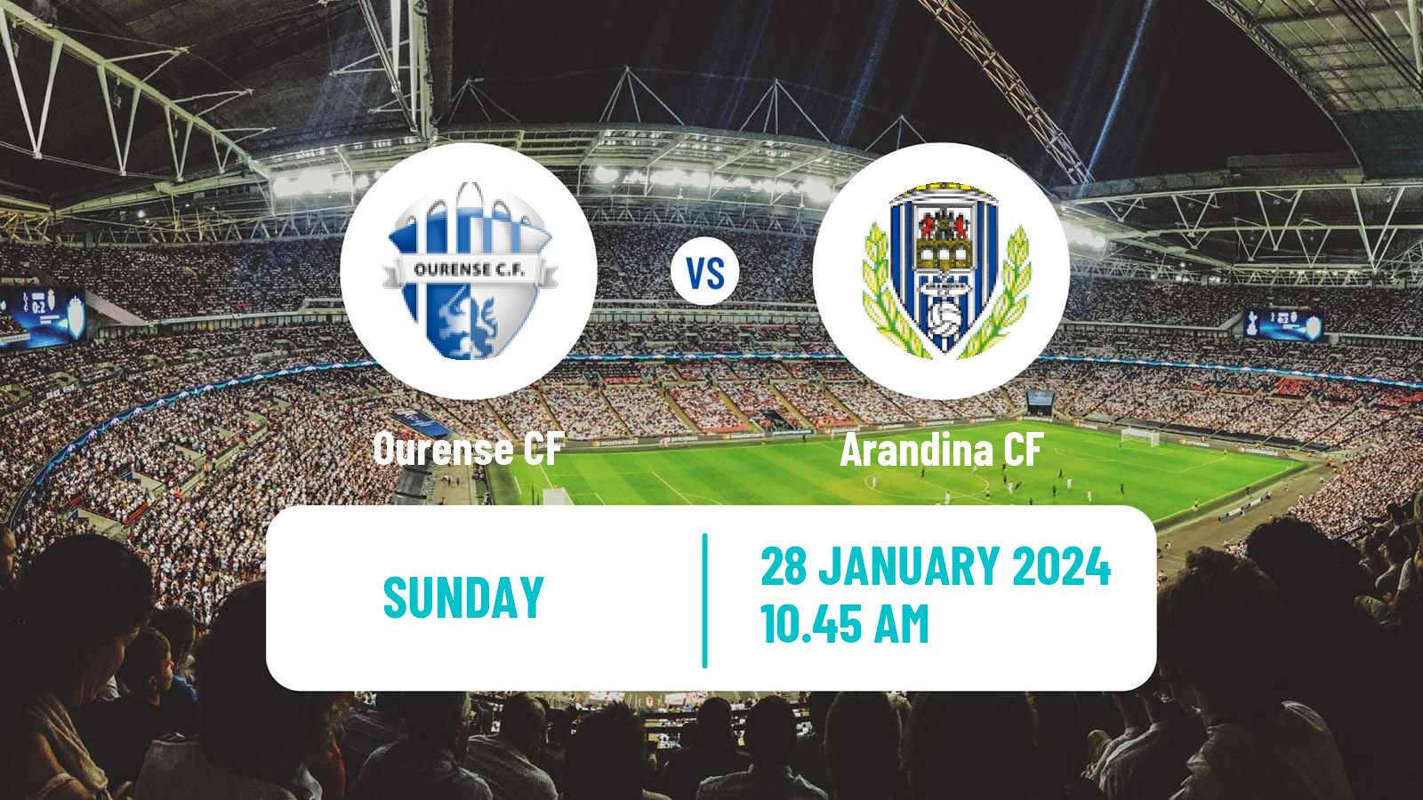 Soccer Spanish Segunda RFEF - Group 1 Ourense CF - Arandina