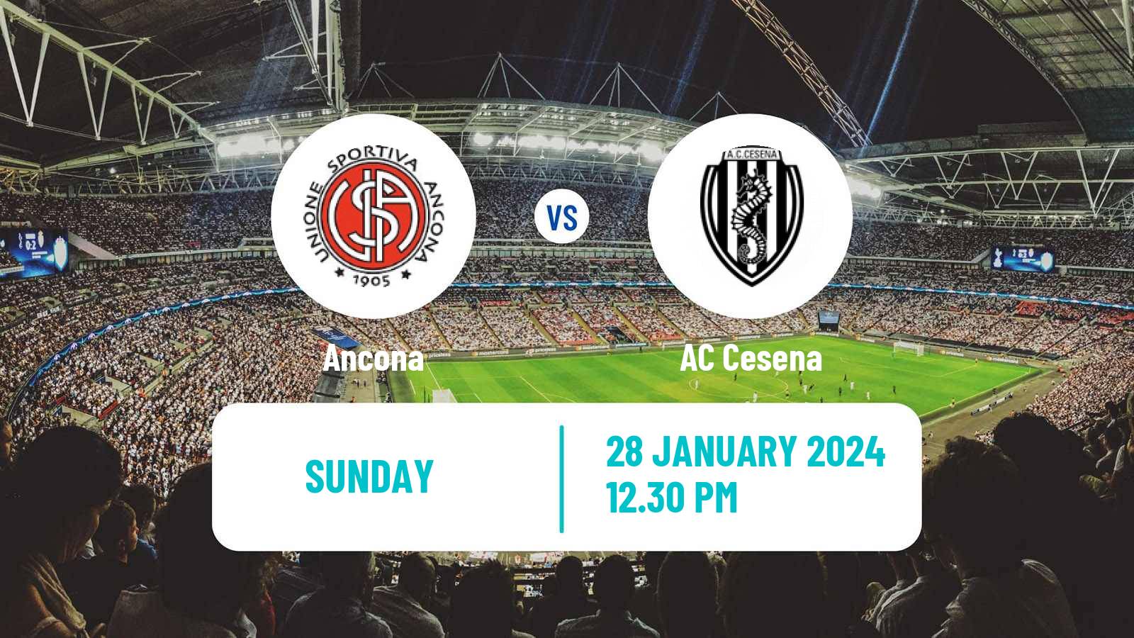 Soccer Italian Serie C Group B Ancona - Cesena