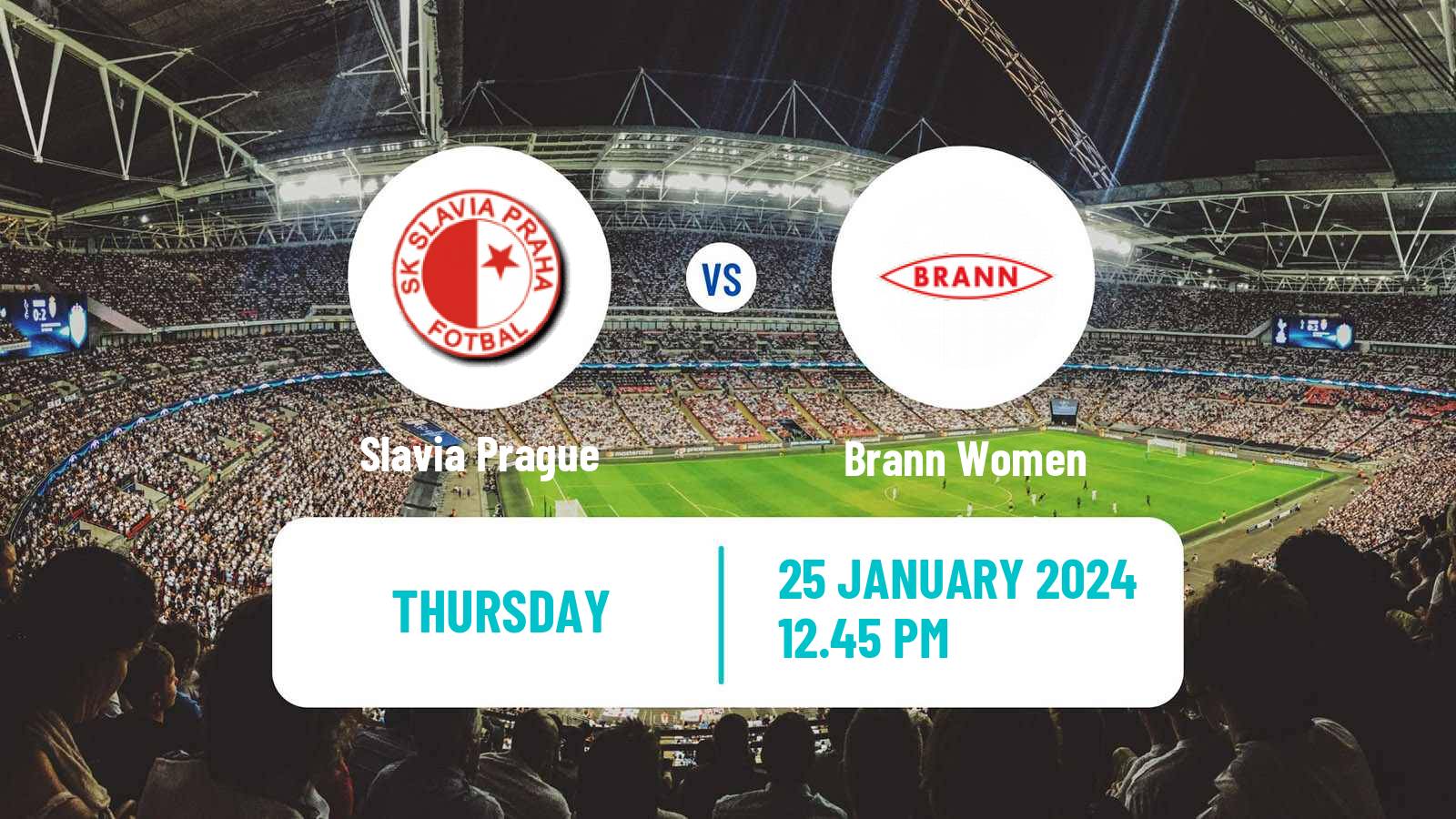 Soccer UEFA Champions League Women Slavia Prague - Brann
