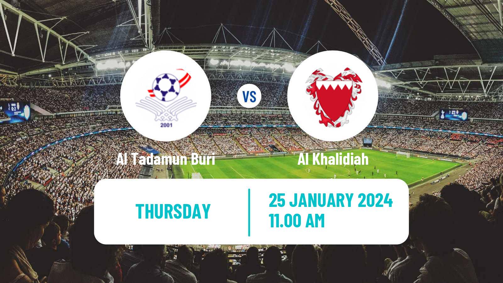 Soccer Bahraini Cup Al Tadamun Buri - Al Khalidiah