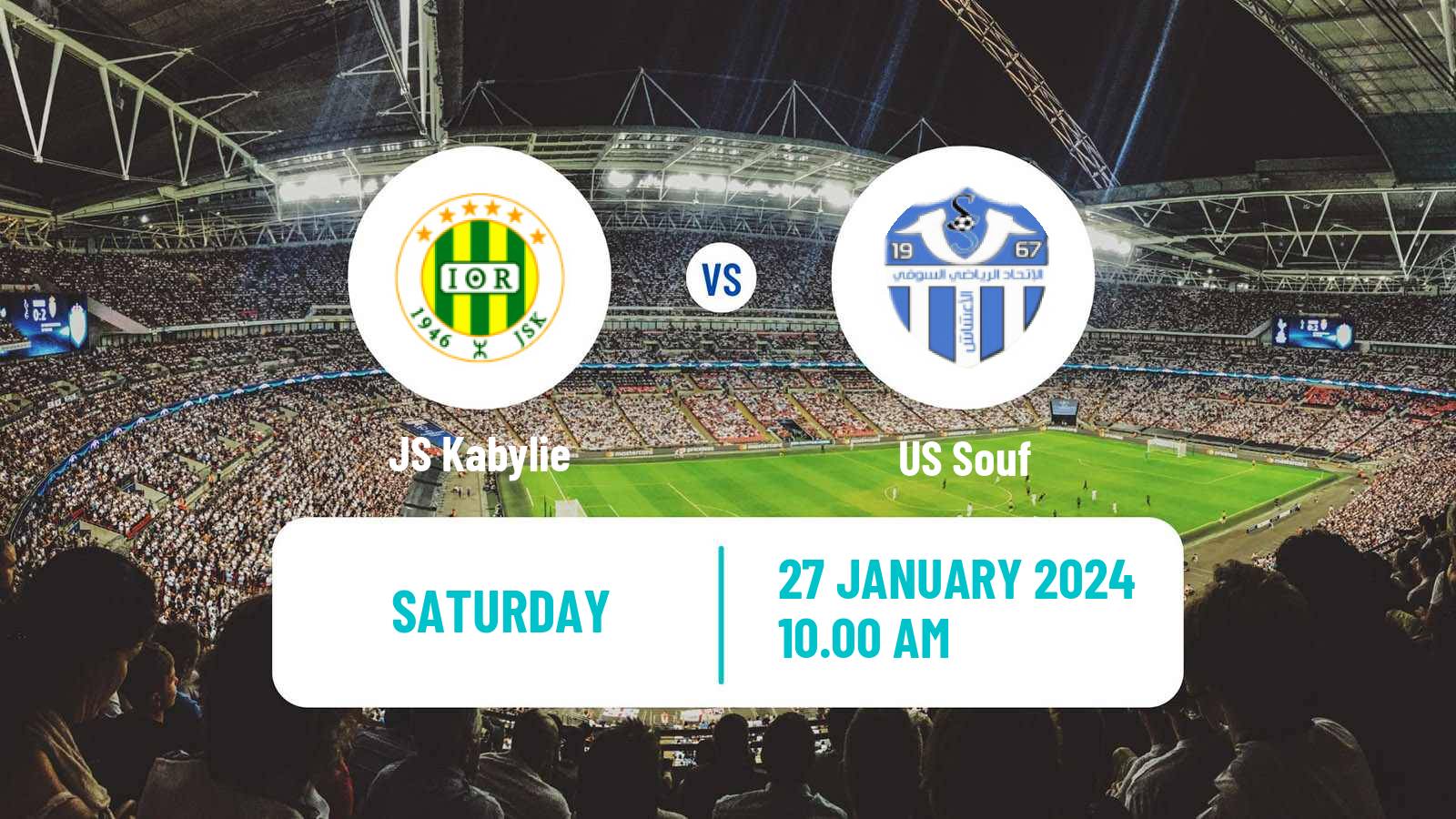 Soccer Algerian Ligue 1 Kabylie - Souf