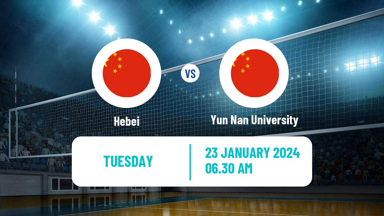Volleyball Chinese CVL Women Hebei - Yun Nan University