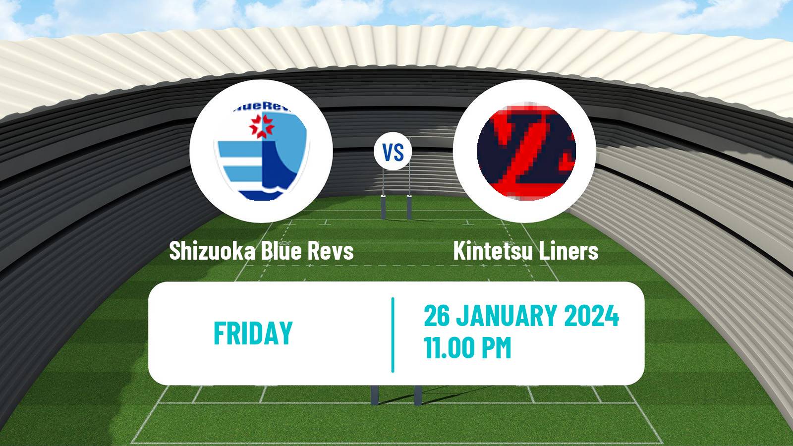 Rugby union Japan League One Rugby Union Shizuoka Blue Revs - Kintetsu Liners