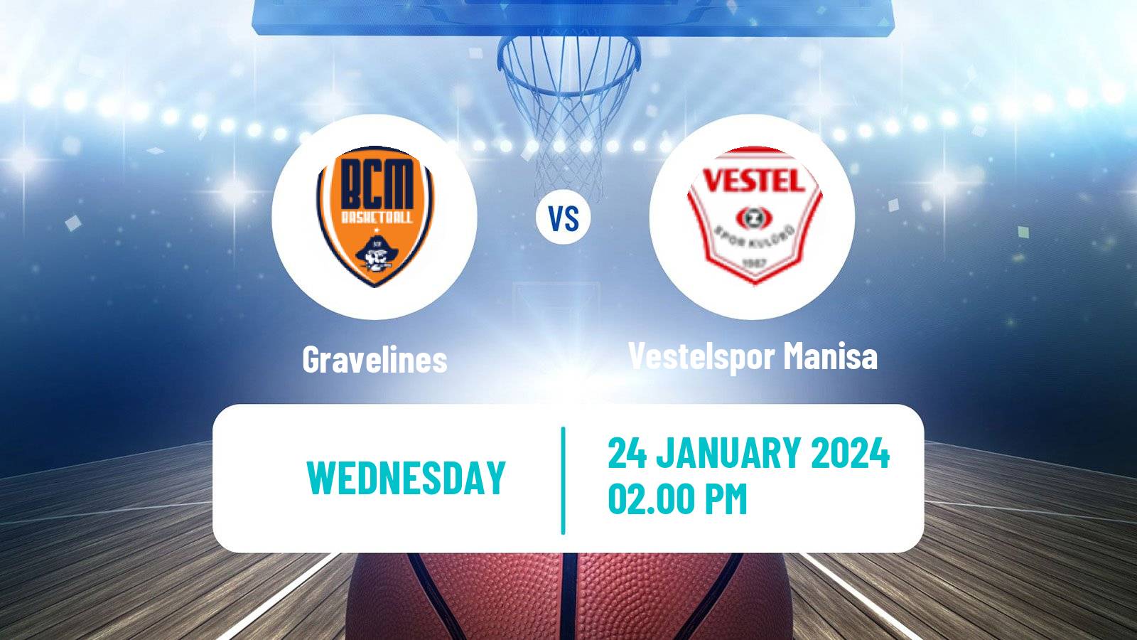 Basketball FIBA Europe Cup Gravelines - Vestelspor Manisa