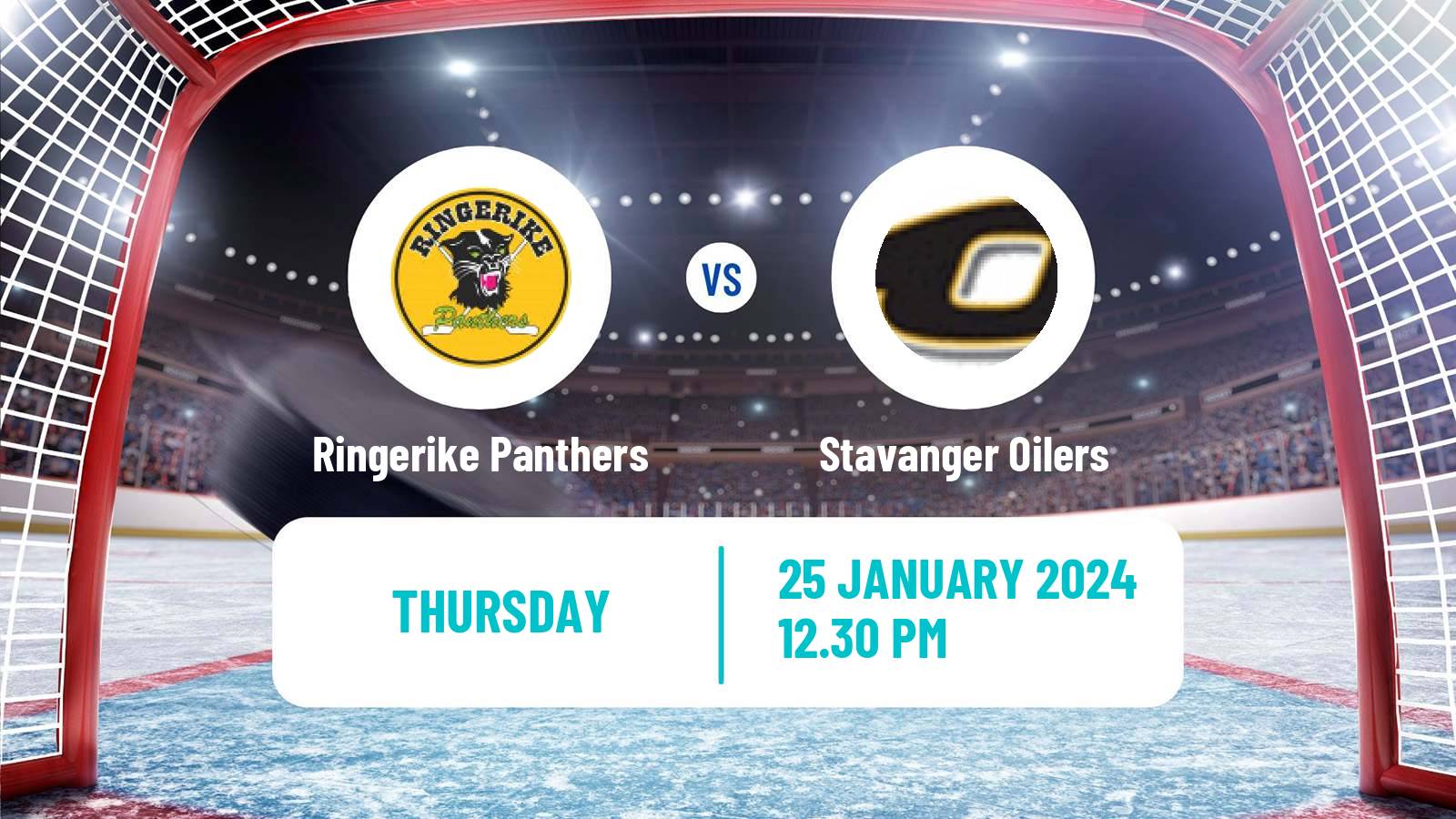 Hockey Norwegian Ligaen Hockey Ringerike Panthers - Stavanger Oilers