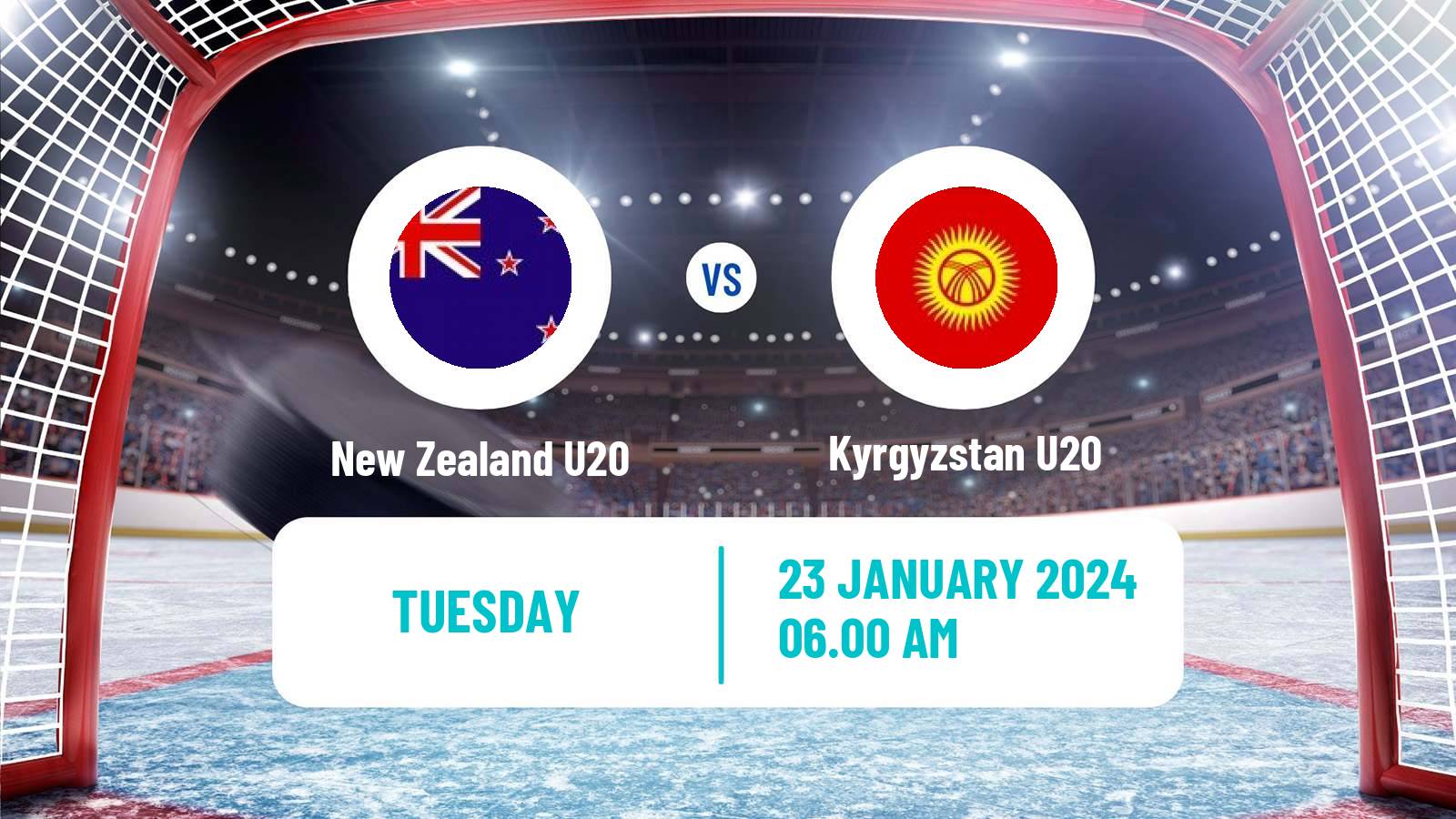 Hockey IIHF World U20 Championship IIIA New Zealand U20 - Kyrgyzstan U20