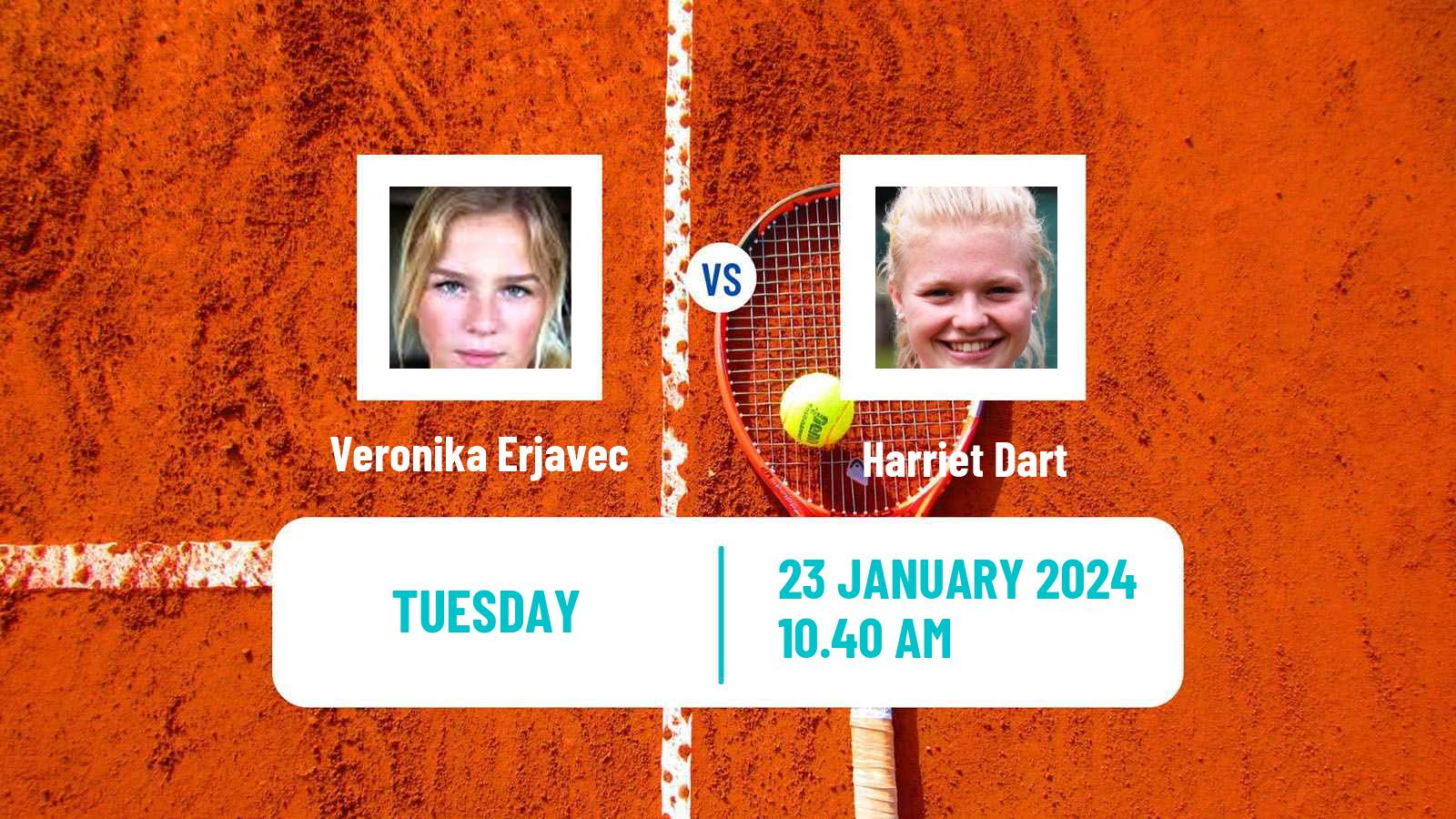 Tennis ITF W75 H Porto Women Veronika Erjavec - Harriet Dart