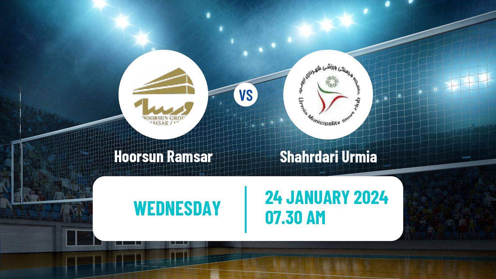 Volleyball Iran Super League Volleyball Hoorsun Ramsar - Shahrdari Urmia