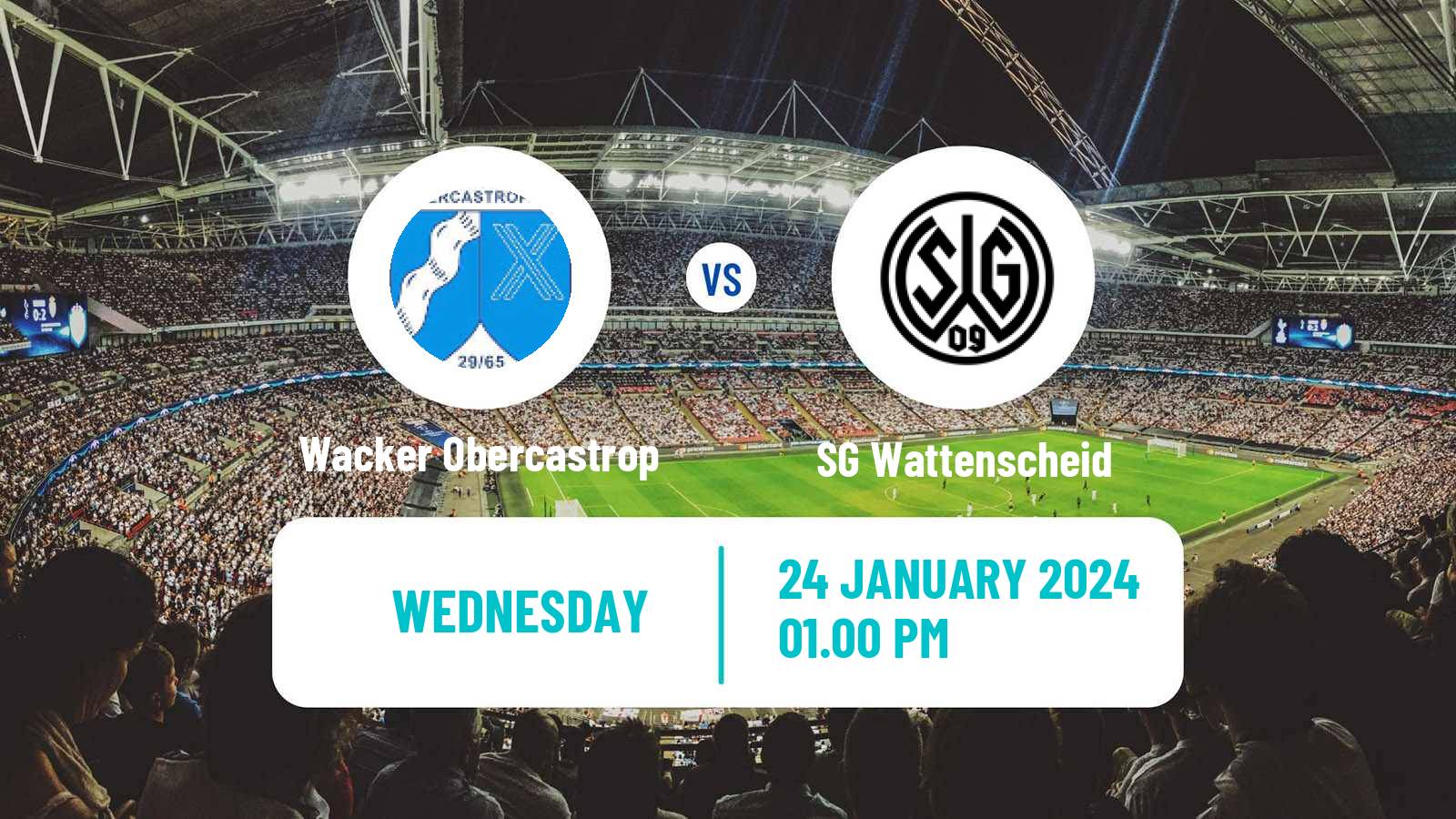 Soccer Club Friendly Wacker Obercastrop - SG Wattenscheid