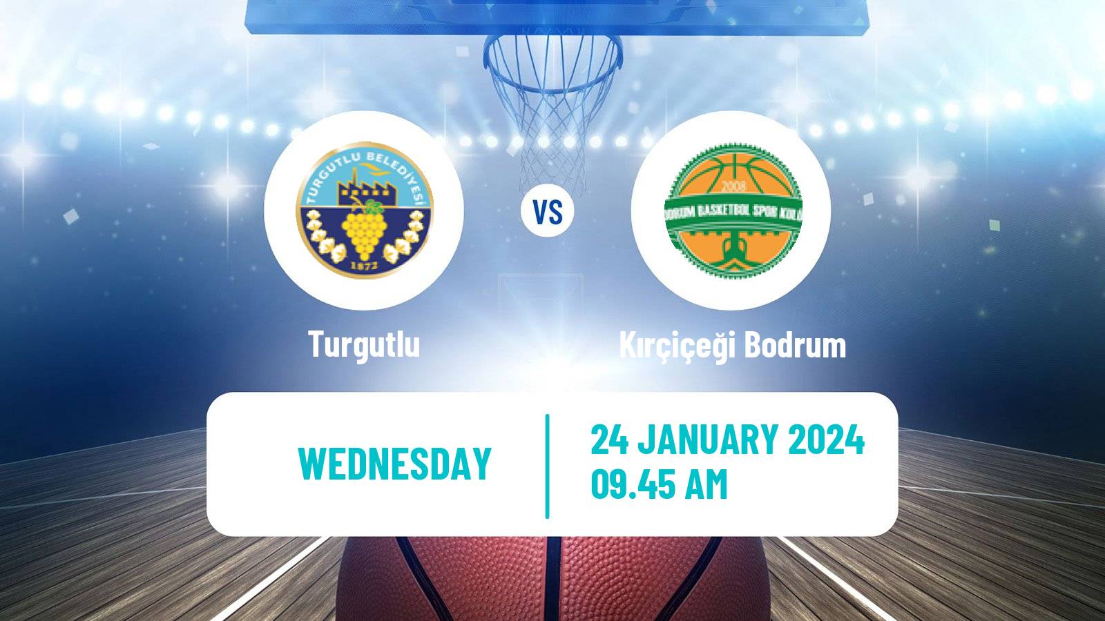 Basketball Turkish TKBL Women Turgutlu - Kırçiçeği Bodrum