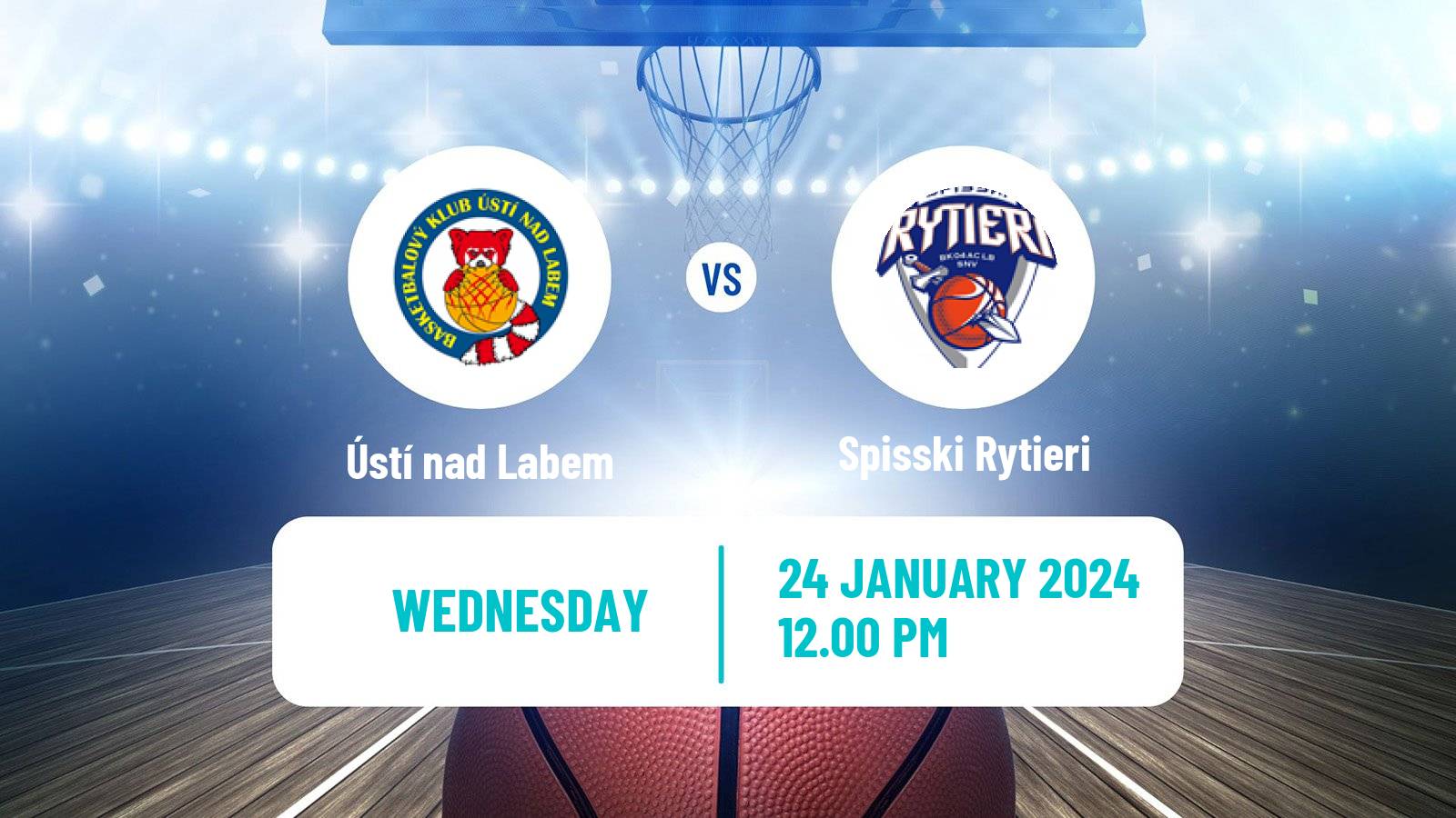 Basketball Alpe Adria Cup Ústí nad Labem - Spisski Rytieri