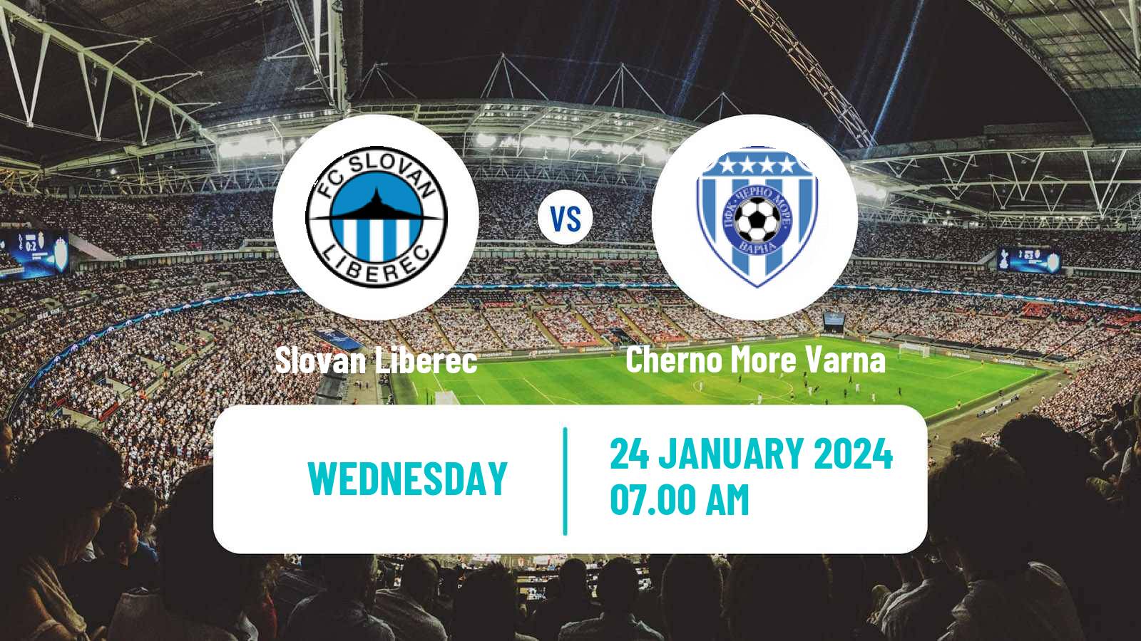Soccer Club Friendly Slovan Liberec - Cherno More Varna