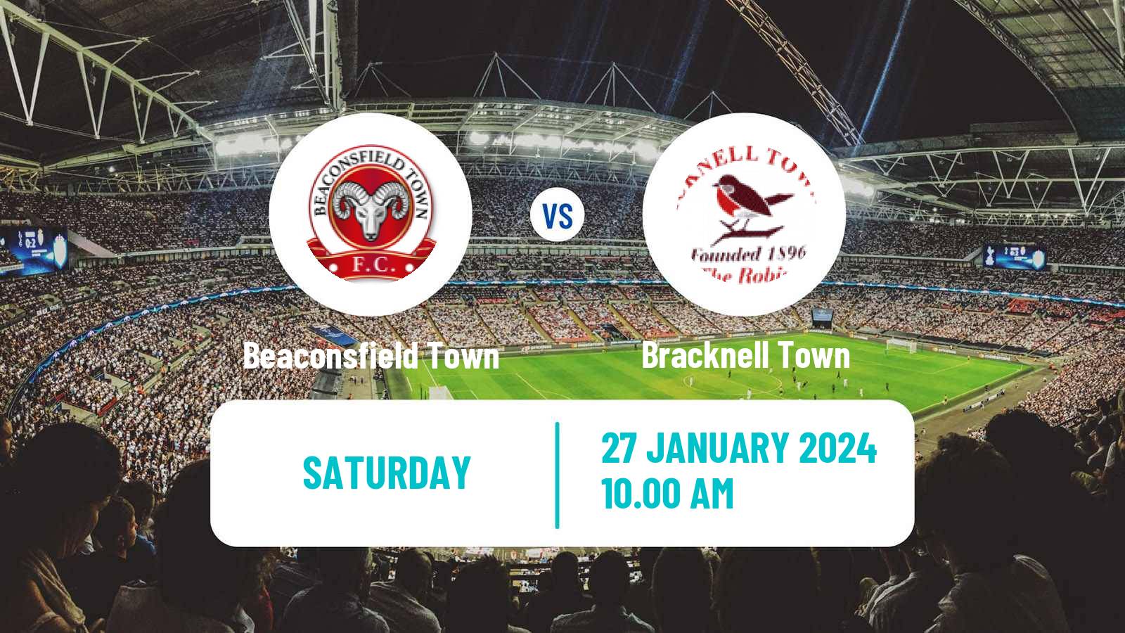 Soccer English Southern League South Division Beaconsfield Town - Bracknell Town