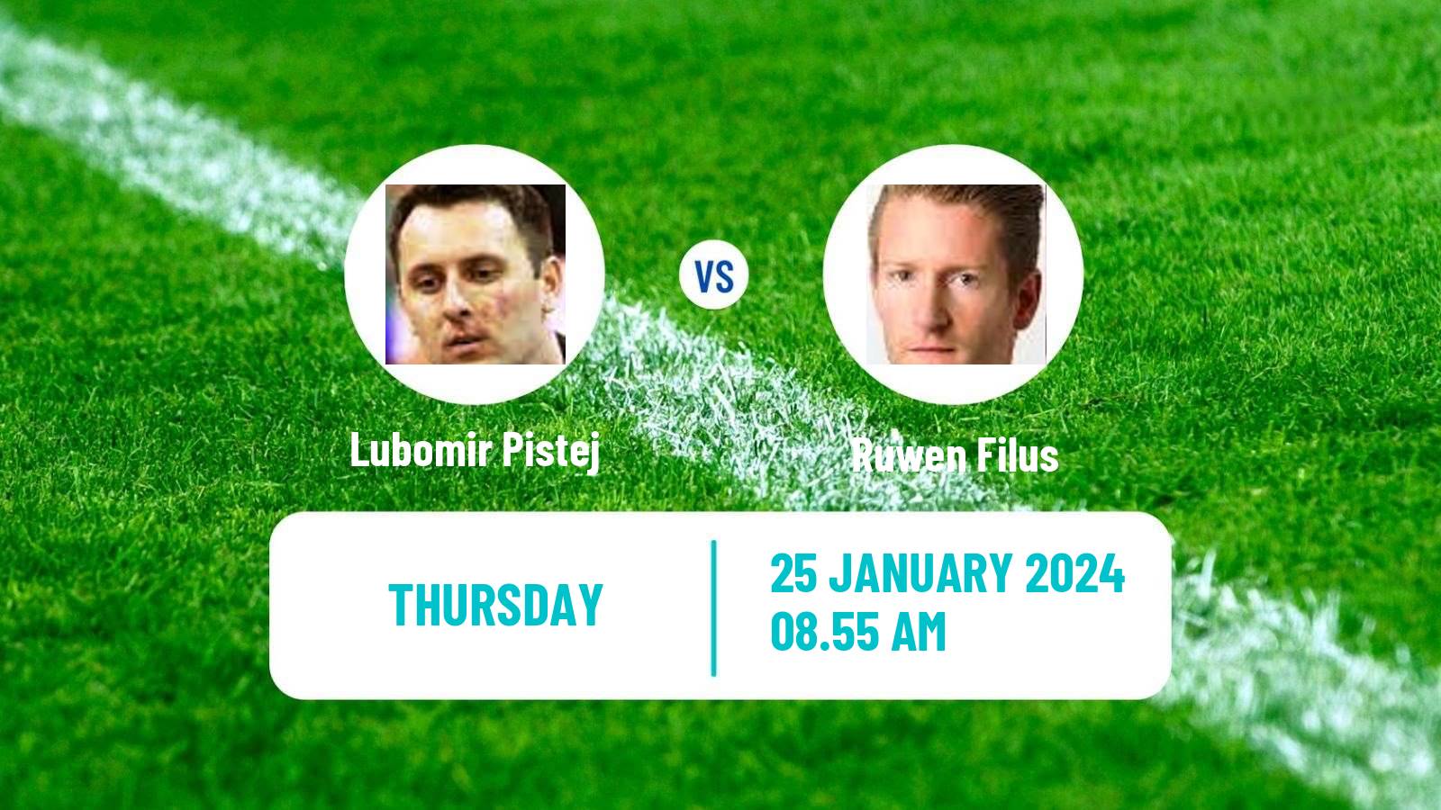 Table tennis Wtt Star Contender Goa Men Lubomir Pistej - Ruwen Filus
