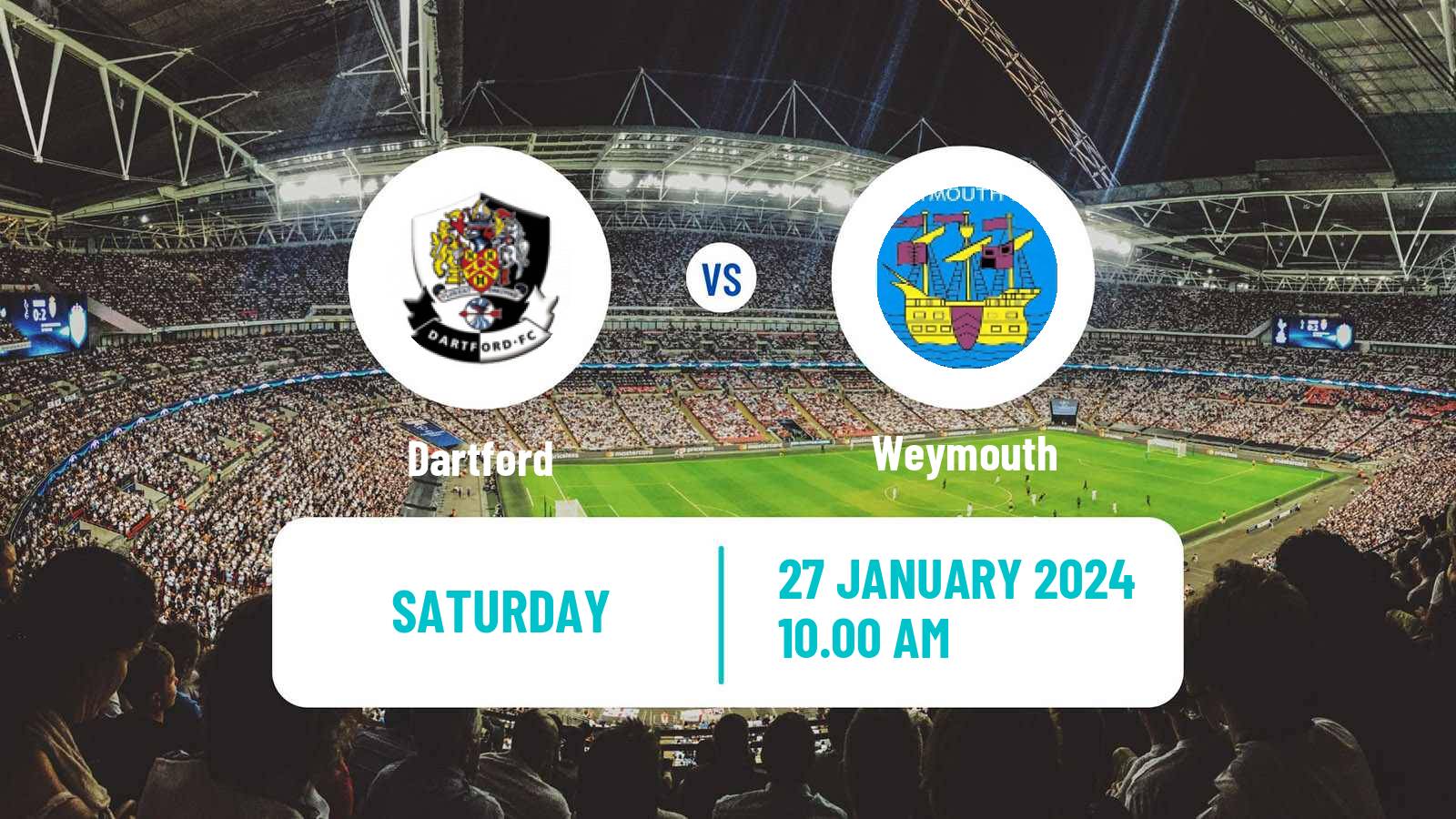 Soccer English National League South Dartford - Weymouth