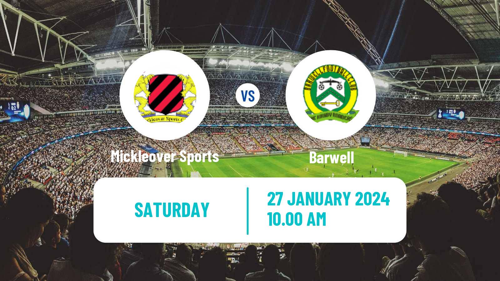 Soccer English Southern League Central Division Mickleover Sports - Barwell