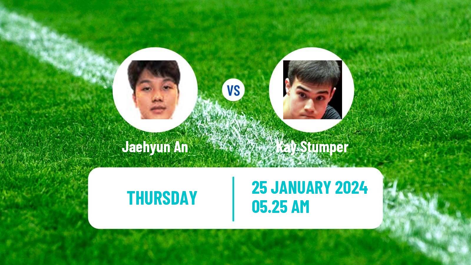 Table tennis Wtt Star Contender Goa Men Jaehyun An - Kay Stumper