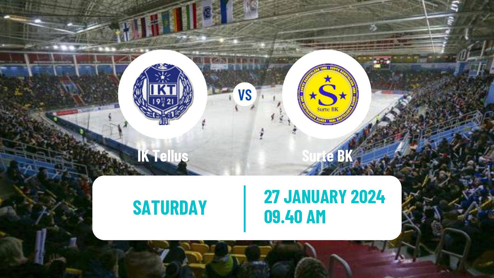 Bandy Swedish Allsvenskan Bandy Tellus - Surte
