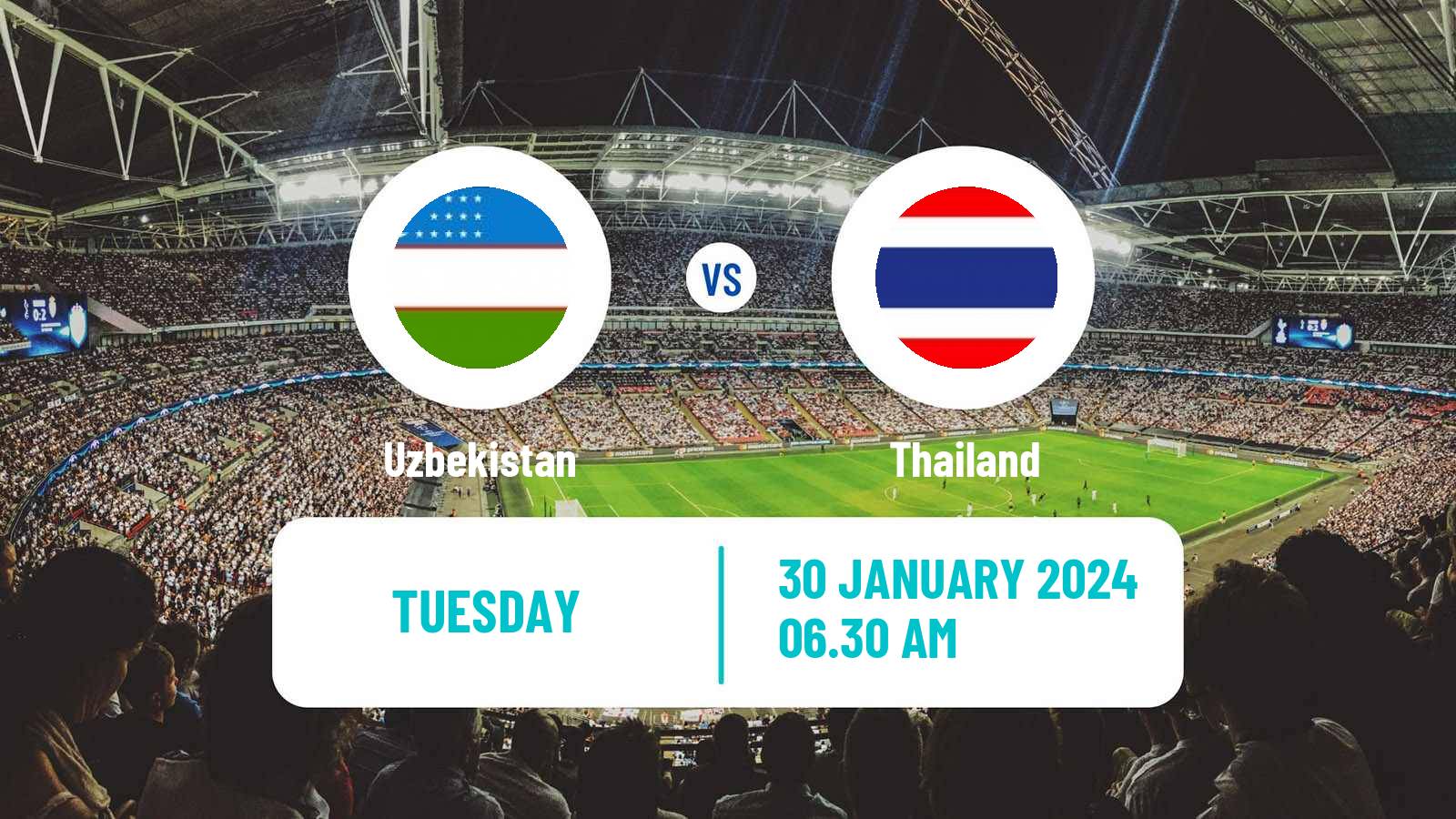 Soccer Asian Cup Uzbekistan - Thailand