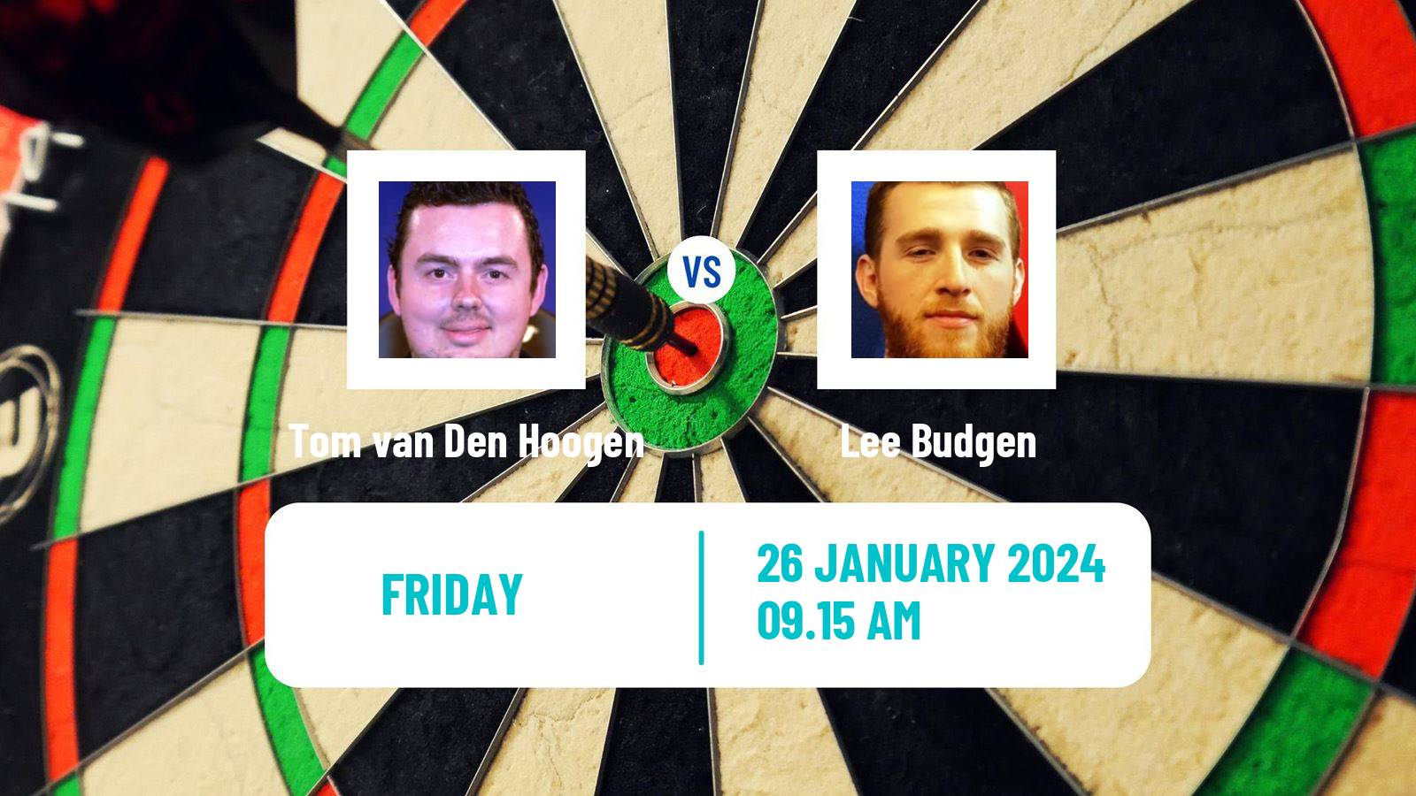 Darts Modus Super Series Tom van Den Hoogen - Lee Budgen