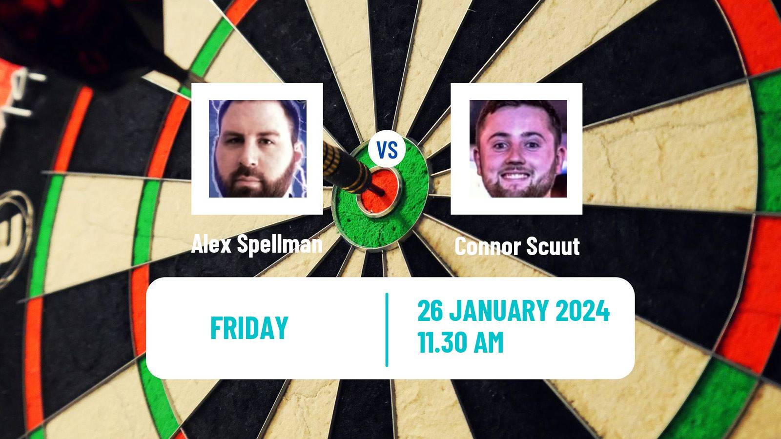 Darts Modus Super Series Alex Spellman - Connor Scuut