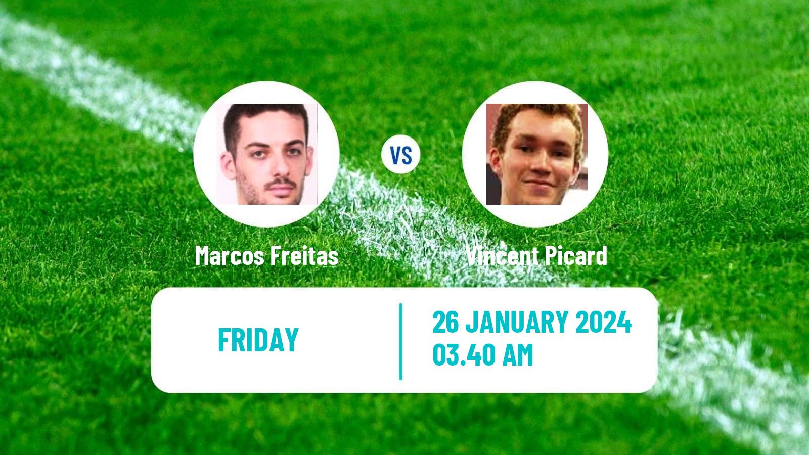 Table tennis Wtt Star Contender Goa Men Marcos Freitas - Vincent Picard