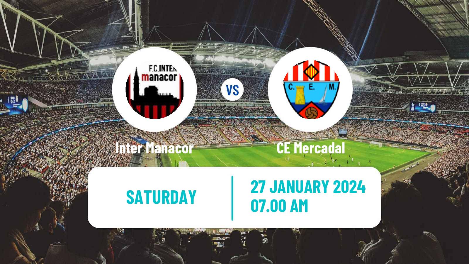 Soccer Spanish Tercera RFEF - Group 11 Inter Manacor - Mercadal