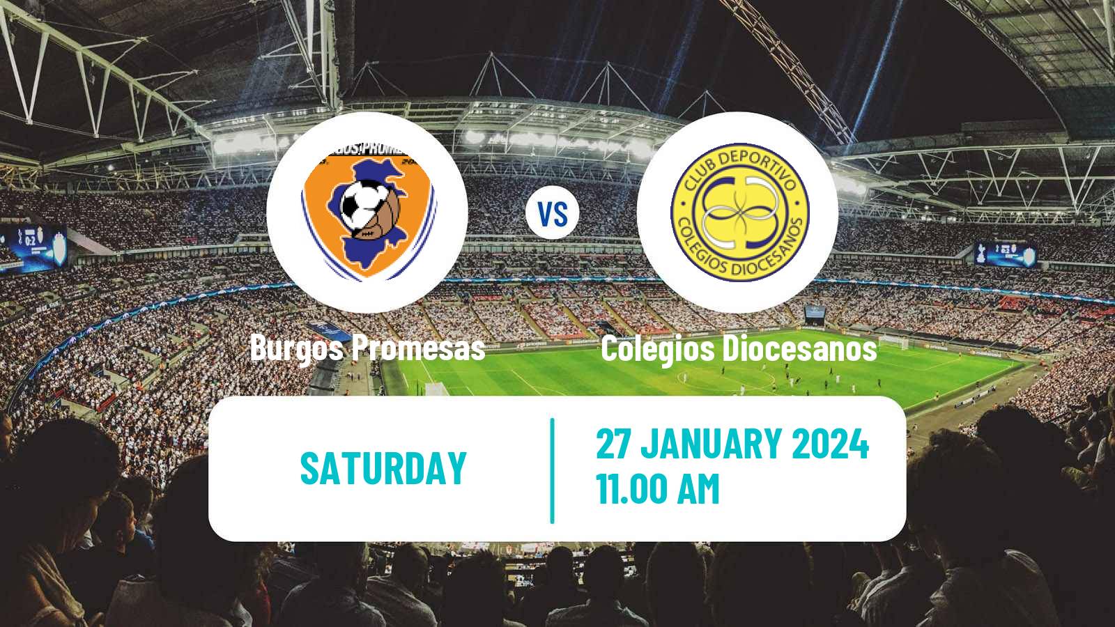 Soccer Spanish Tercera RFEF - Group 8 Burgos Promesas - Colegios Diocesanos
