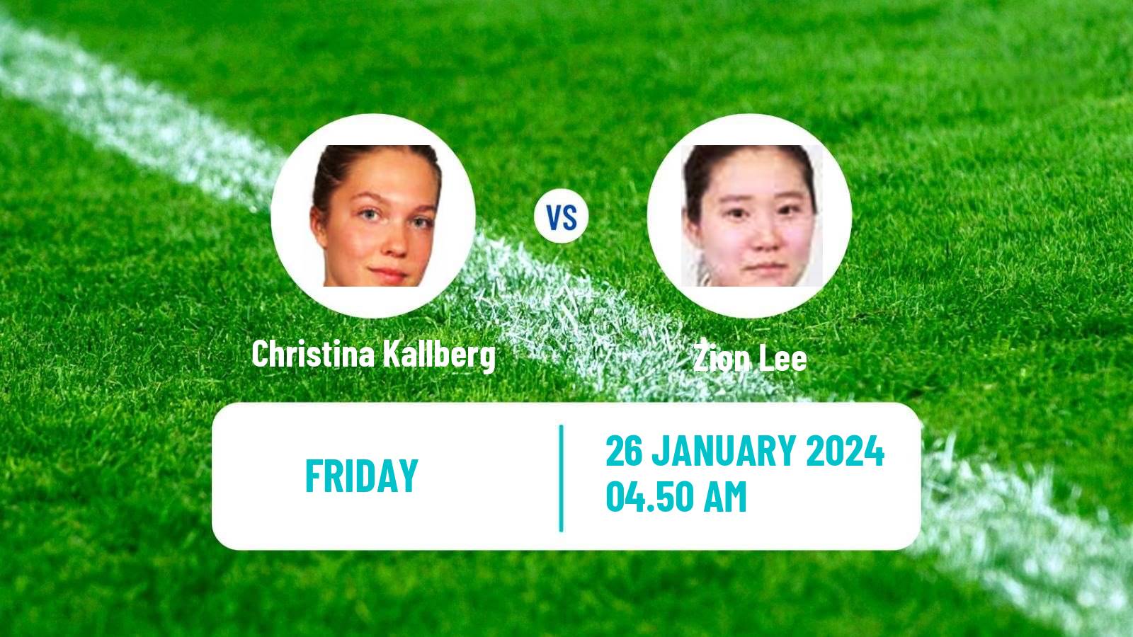 Table tennis Wtt Star Contender Goa Women Christina Kallberg - Zion Lee