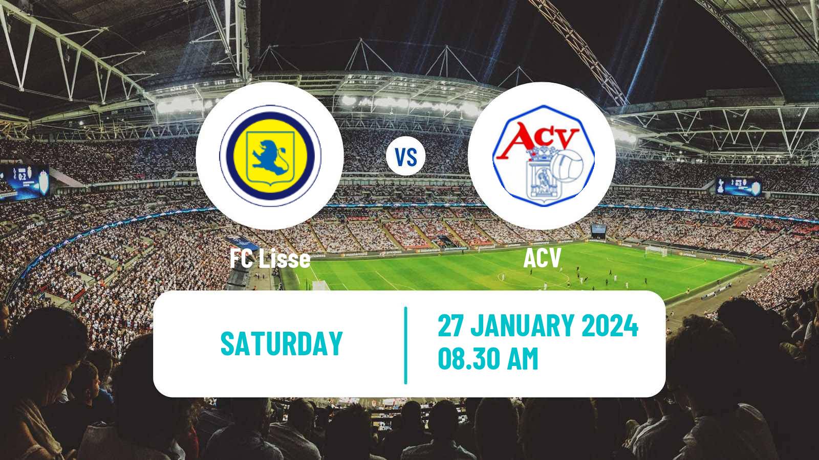 Soccer Dutch Tweede Divisie Lisse - ACV
