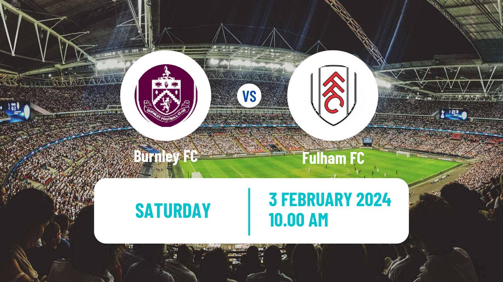 Soccer English Premier League Burnley - Fulham