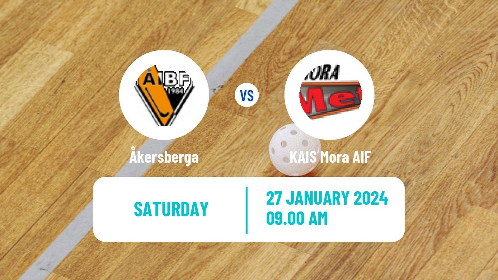 Floorball Swedish Superligan Floorball Women Åkersberga - KAIS Mora AIF
