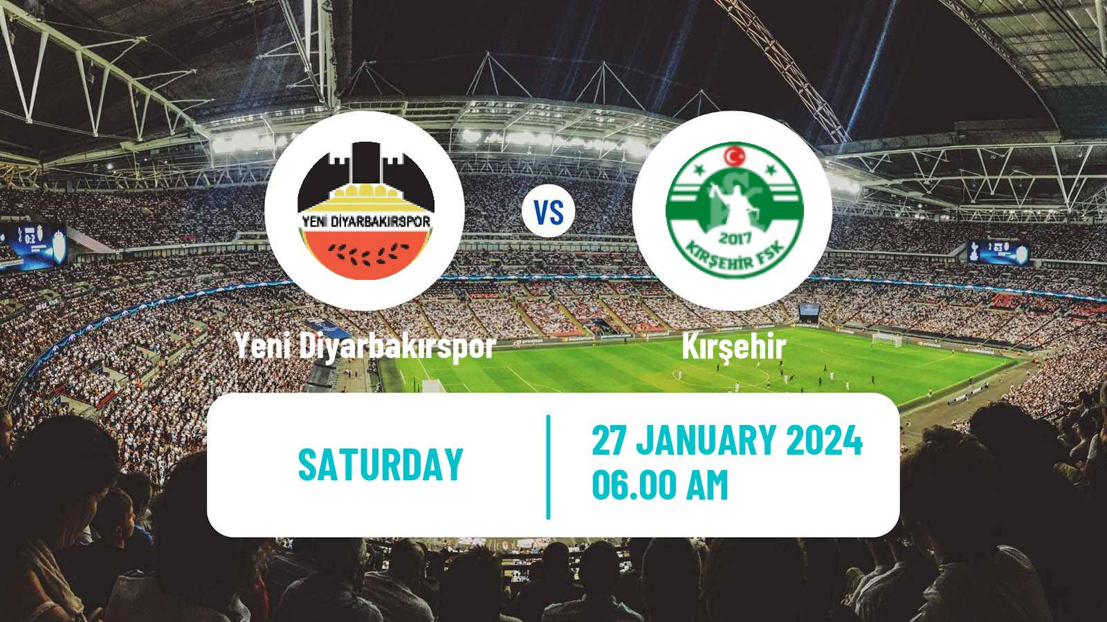 Soccer Turkish Second League White Group Yeni Diyarbakırspor - Kırşehir