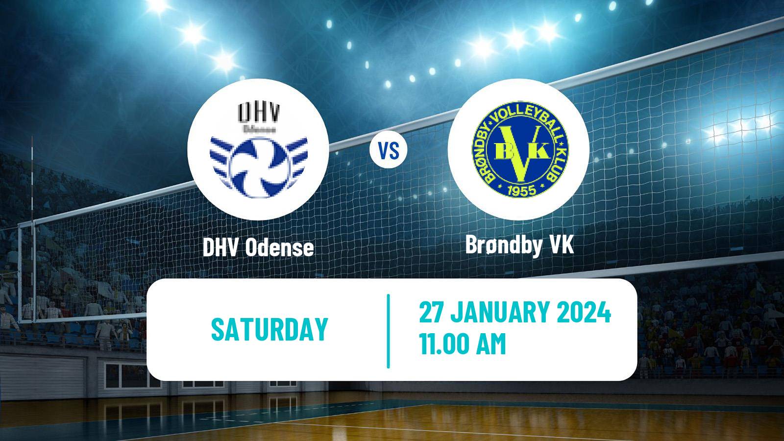 Volleyball Danish Volleyligaen Women DHV Odense - Brøndby