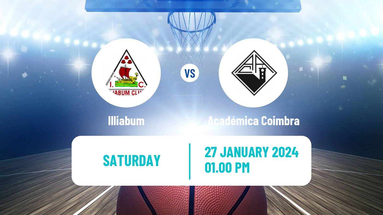Basketball Portuguese Proliga Basketball Illiabum - Académica Coimbra