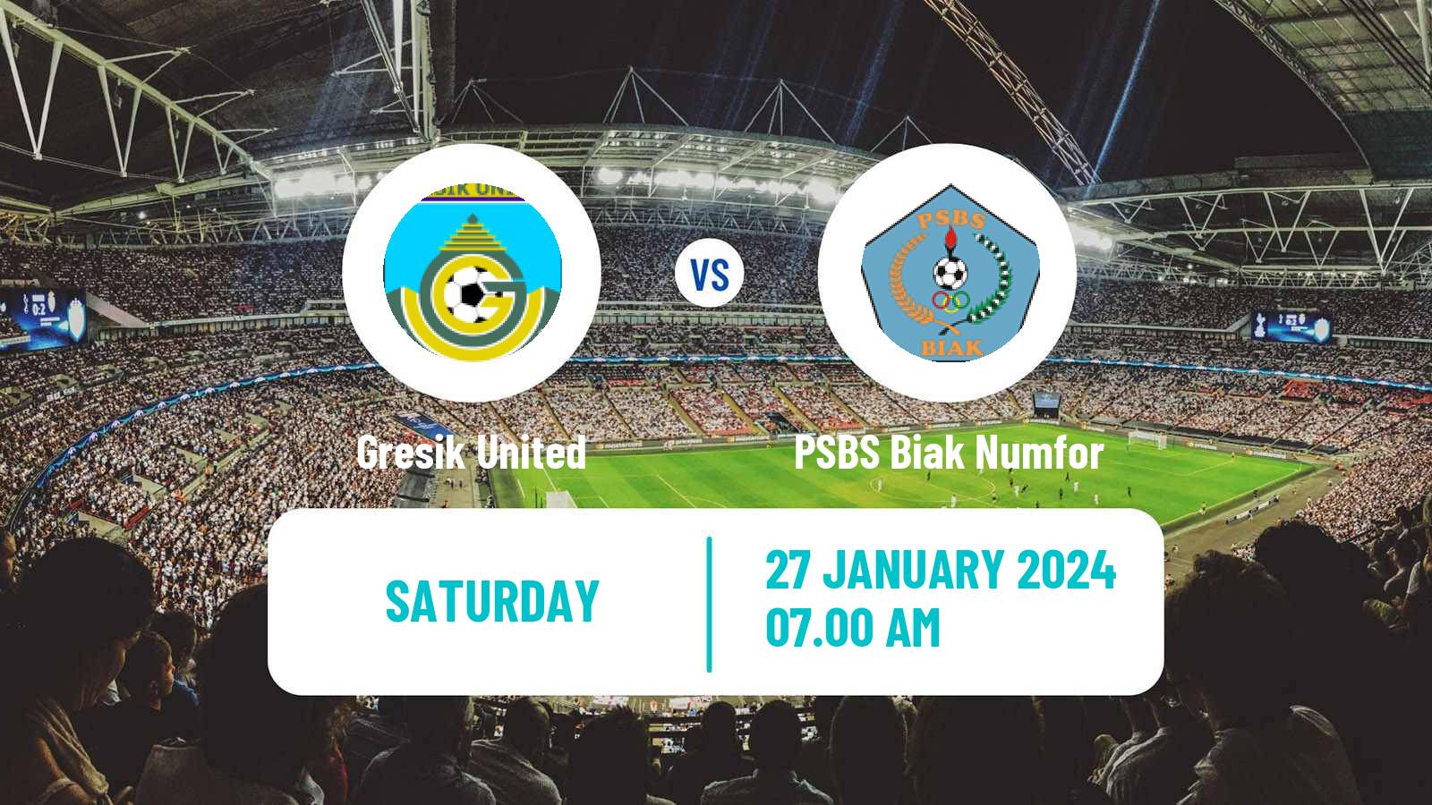 Soccer Indonesian Liga 2 Gresik United - PSBS Biak Numfor
