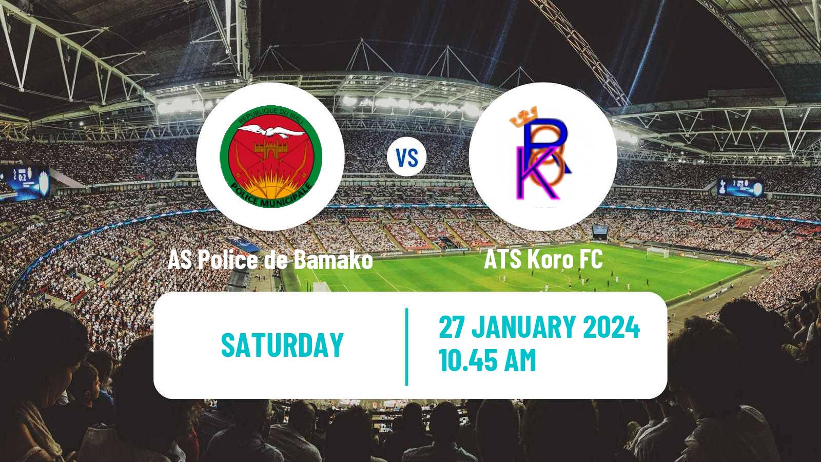 Football Malian Première Division AS Police de Bamako - Koro
