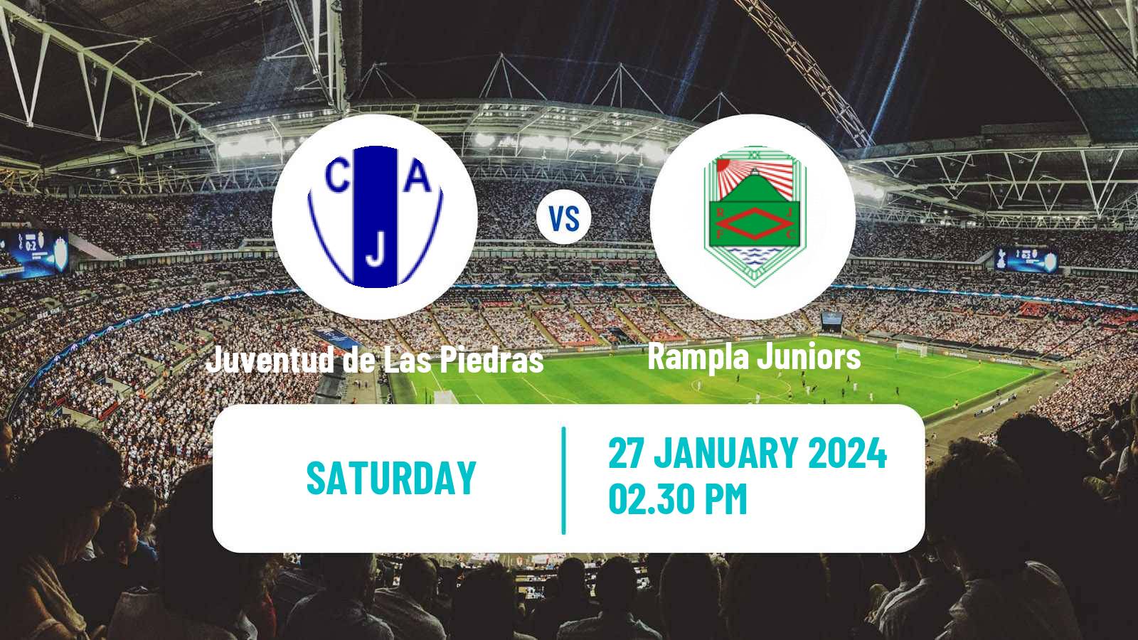 Soccer Uruguayan Segunda Division Juventud de Las Piedras - Rampla Juniors