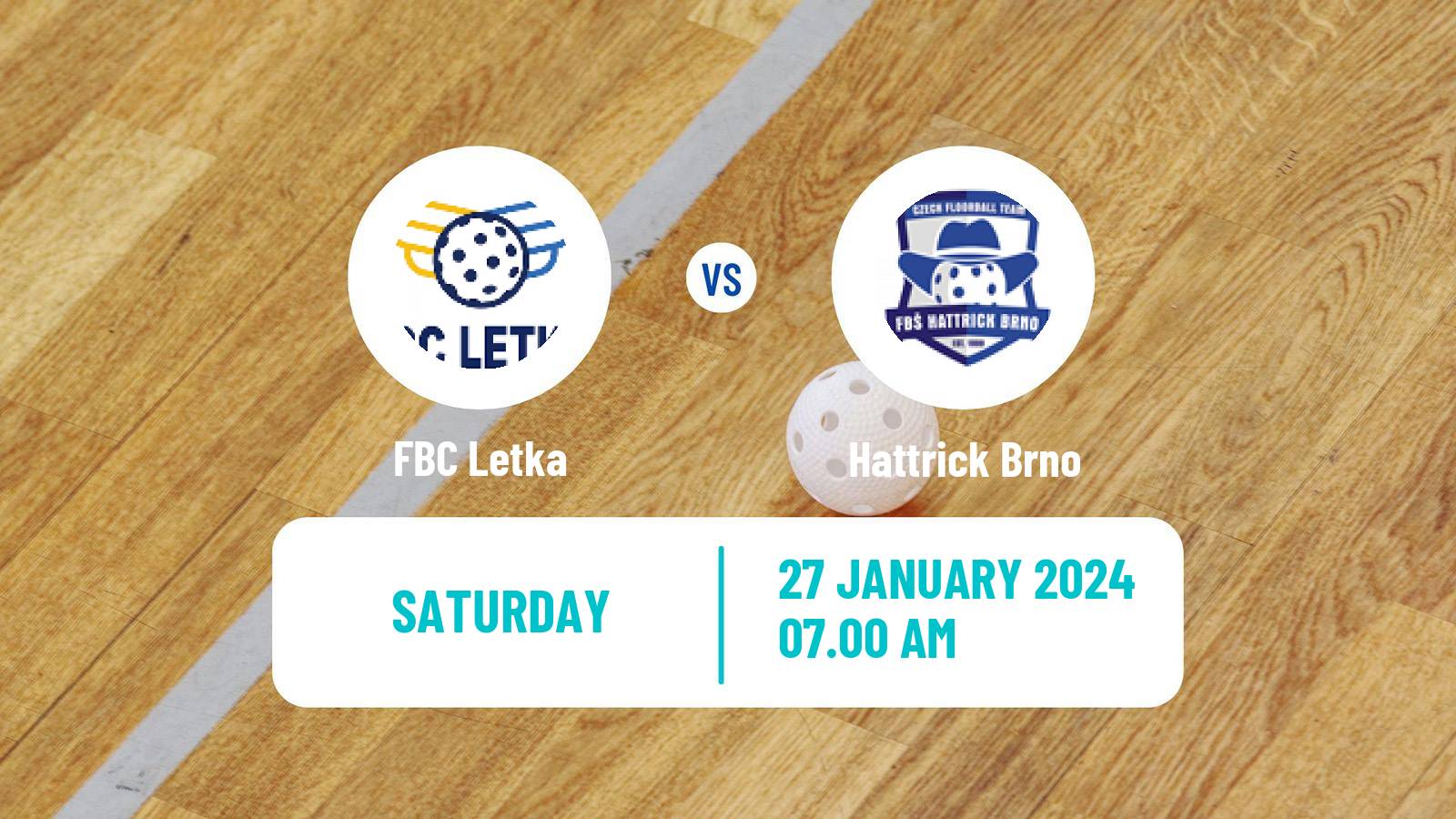 Floorball Czech 1 Liga Floorball Letka - Hattrick Brno