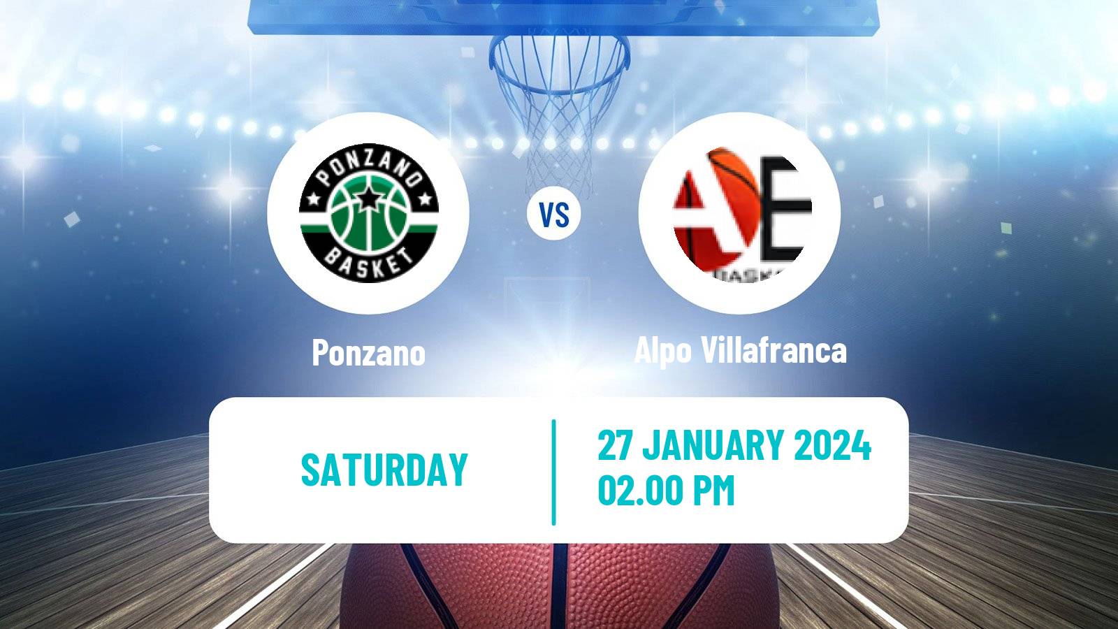 Basketball Serie A2 Basketball Women Group B Ponzano - Alpo Villafranca