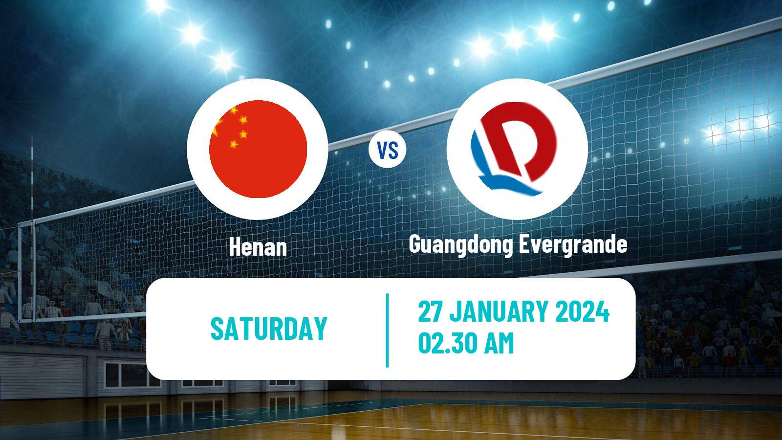 Volleyball Chinese CVL Women Henan - Guangdong Evergrande