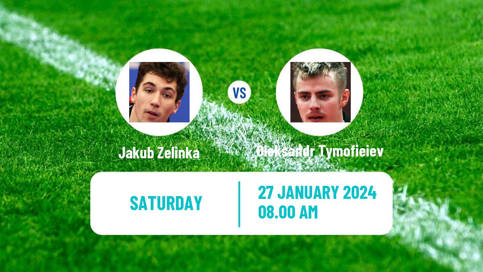 Table tennis Tt Star Series Men Jakub Zelinka - Oleksandr Tymofieiev