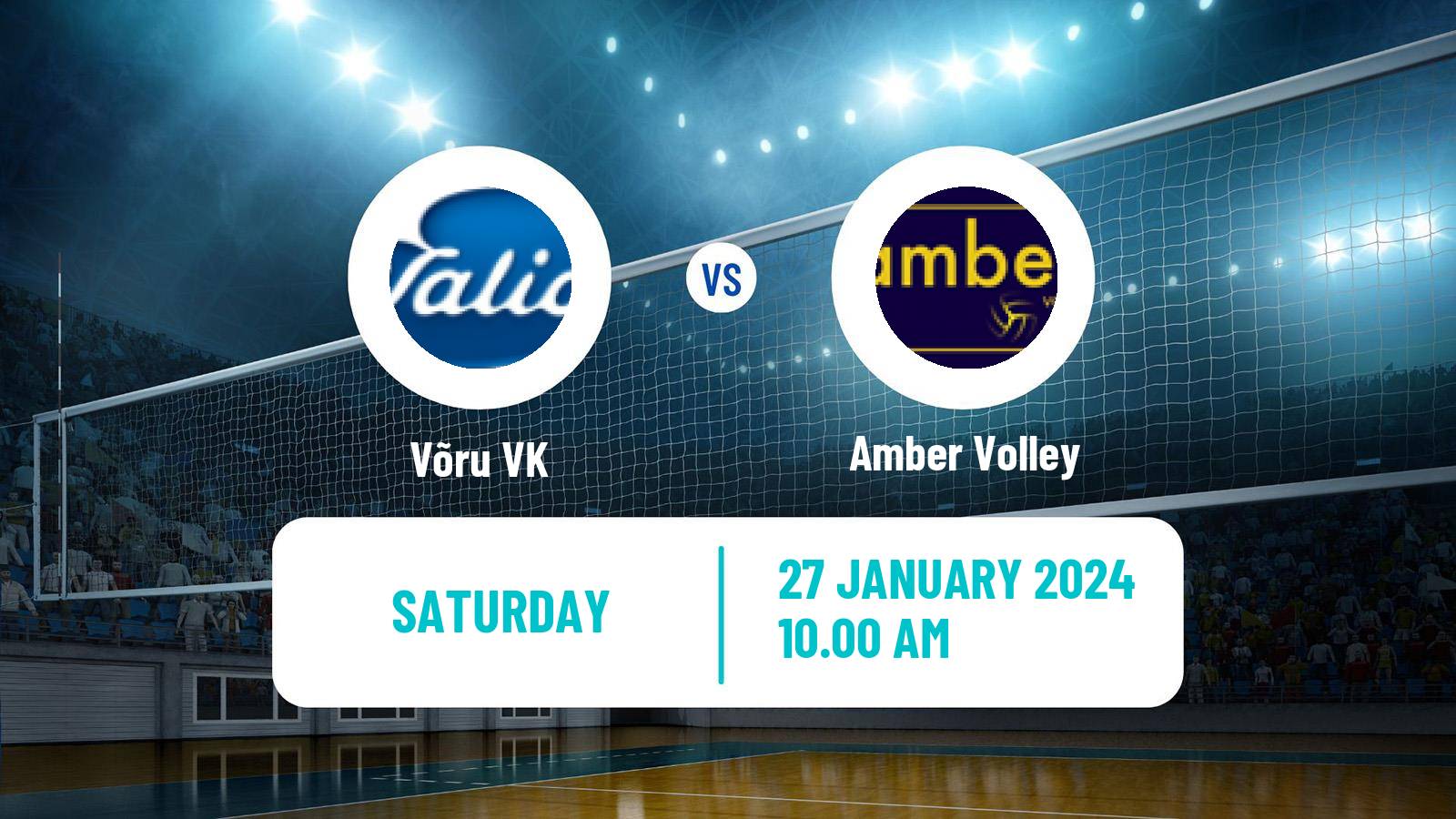 Volleyball Baltic League Volleyball Võru - Amber Volley