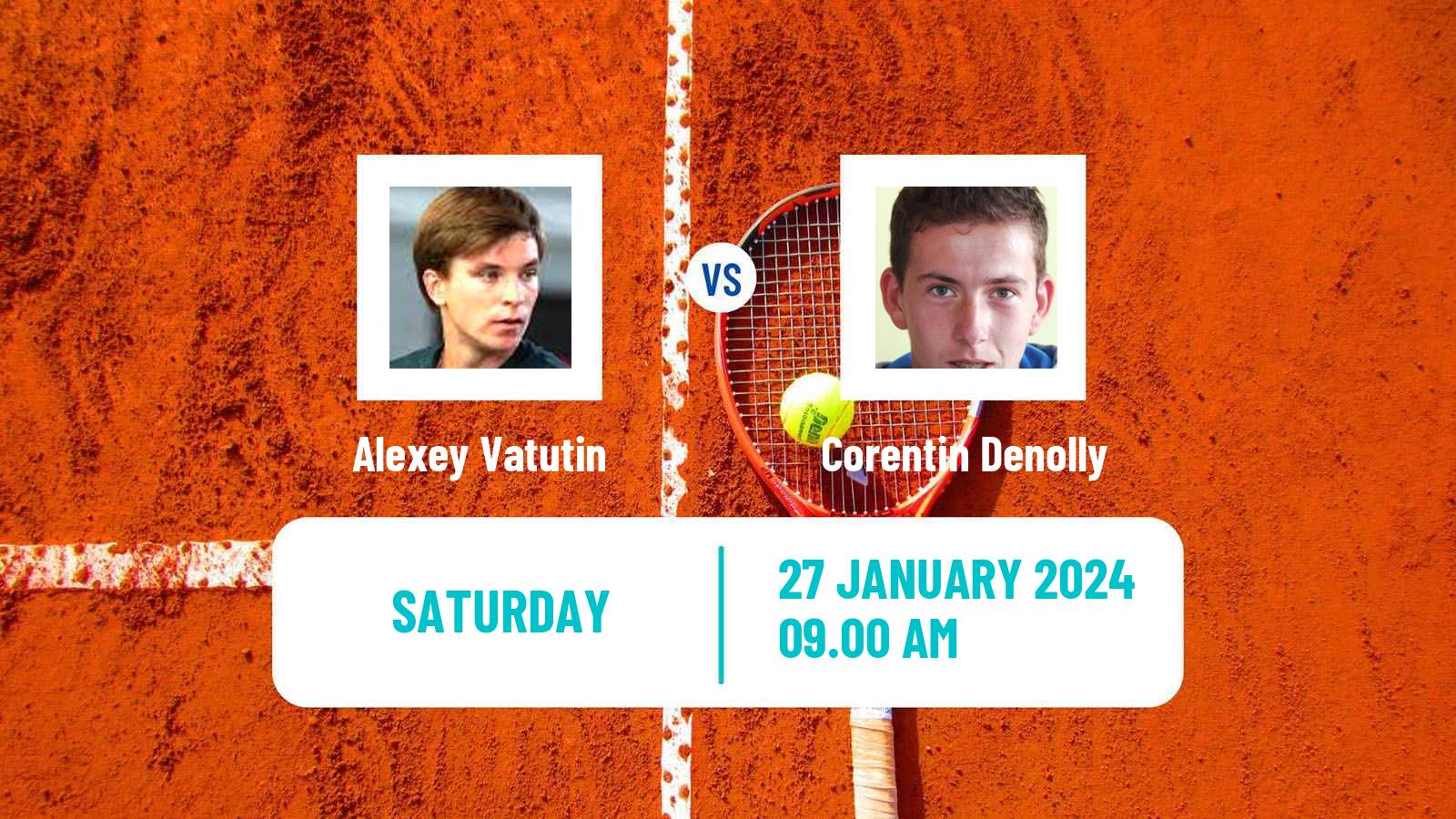 Tennis ITF M15 H Bagnoles De L Orne Men Alexey Vatutin - Corentin Denolly