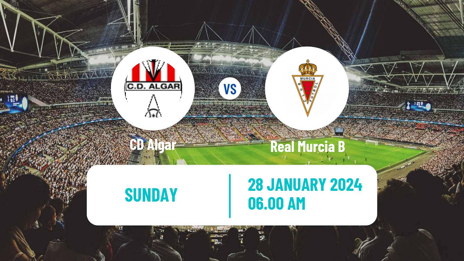 Soccer Spanish Tercera RFEF - Group 13 Algar - Real Murcia B