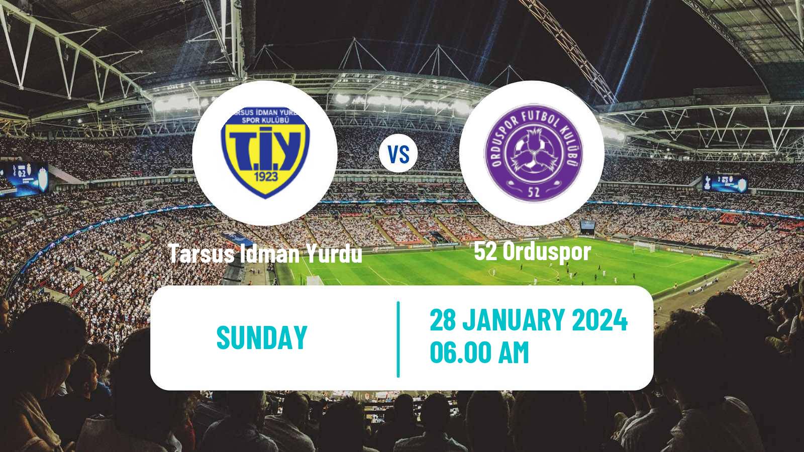 Soccer Turkish 3 Lig Group 1 Tarsus Idman Yurdu - 52 Orduspor