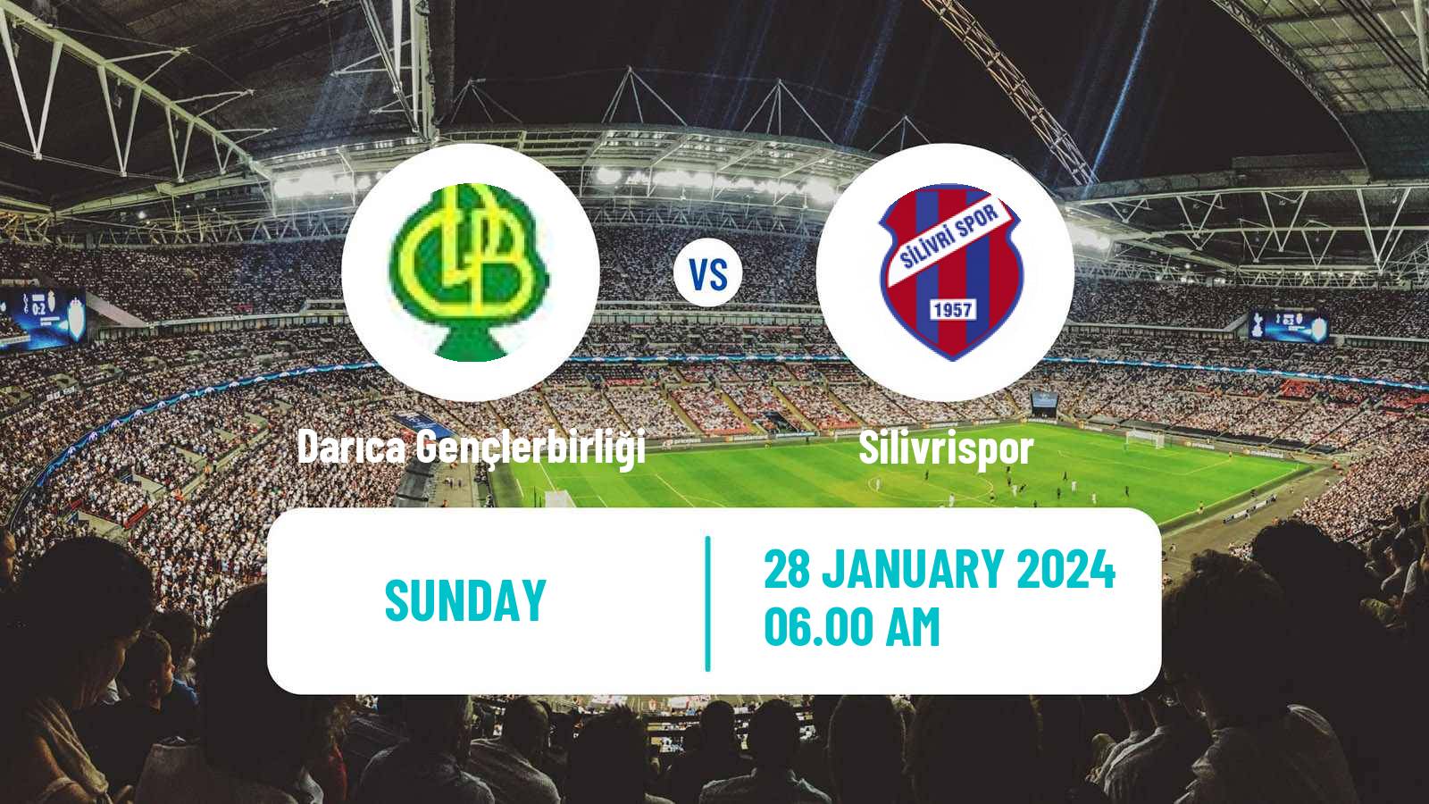 Soccer Turkish 3 Lig Group 3 Darıca Gençlerbirliği - Silivrispor