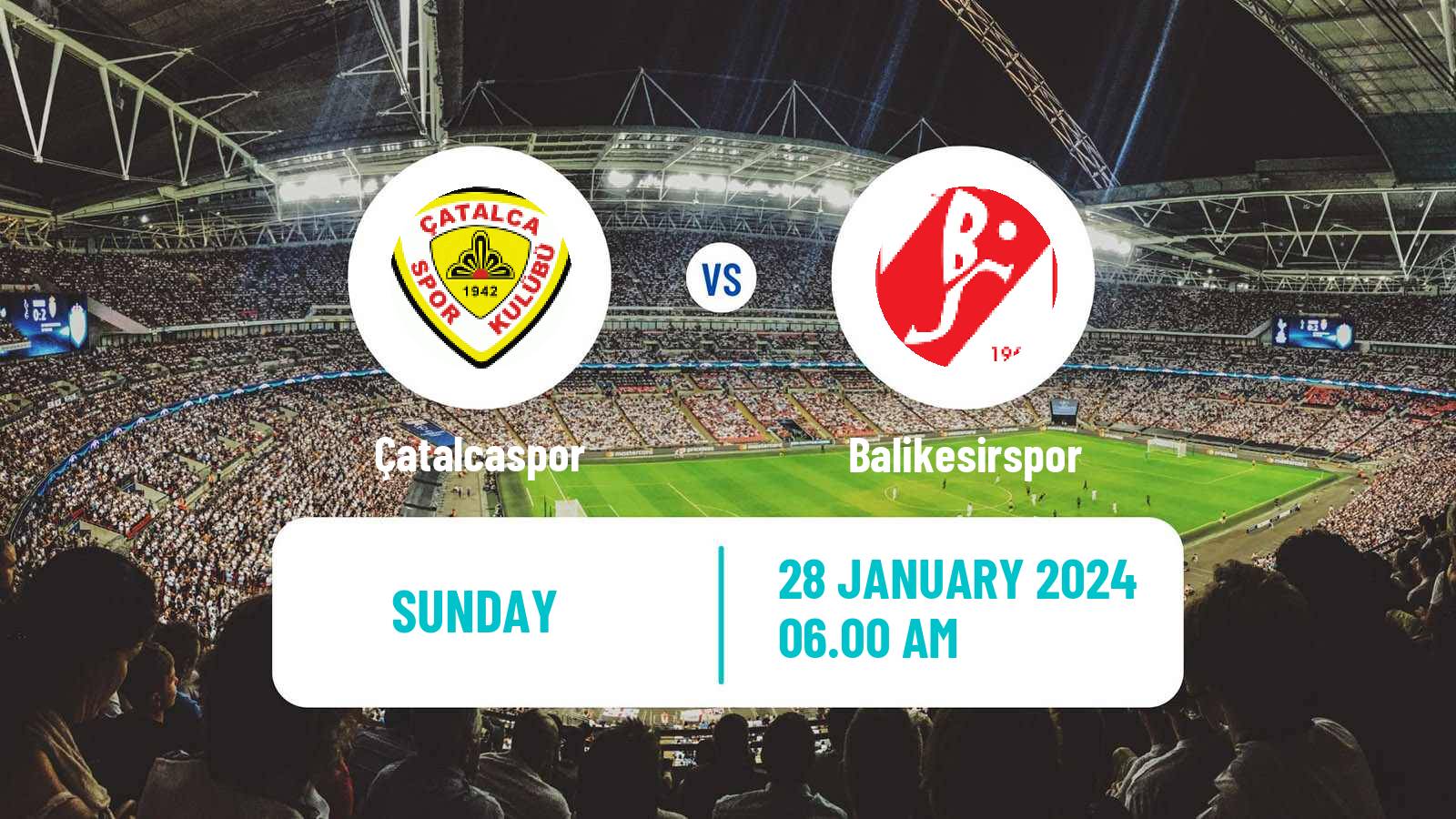 Soccer Turkish 3 Lig Group 4 Çatalcaspor - Balikesirspor