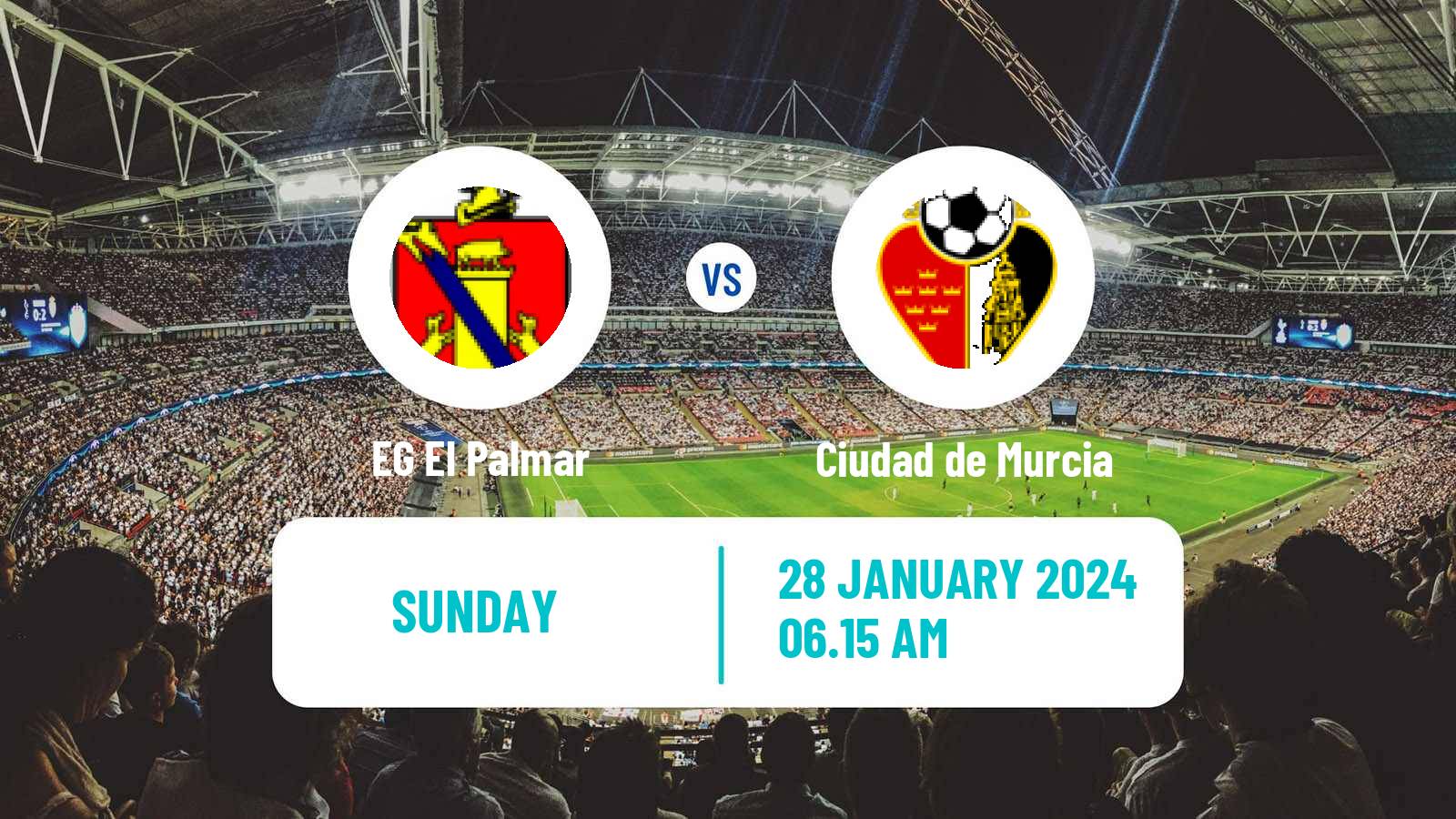 Soccer Spanish Tercera RFEF - Group 13 El Palmar - Ciudad de Murcia