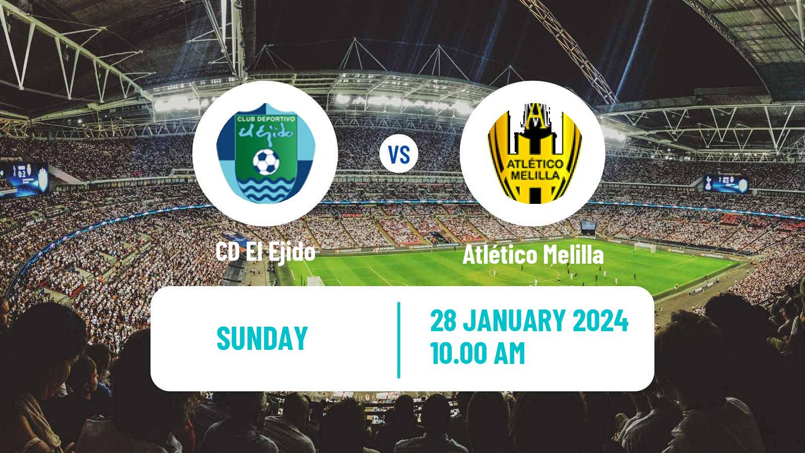 Football Spanish Tercera RFEF - Group 9 El Ejido - Atlético Melilla